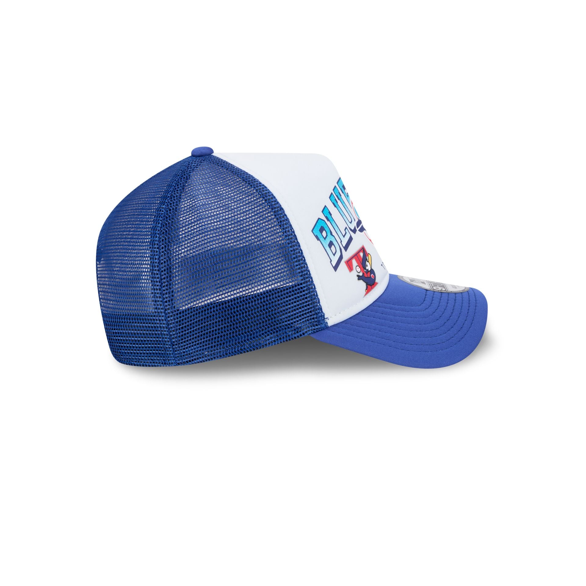 Toronto Blue Jays Sport Classics 9FORTY A-Frame Trucker Hat - Image 5