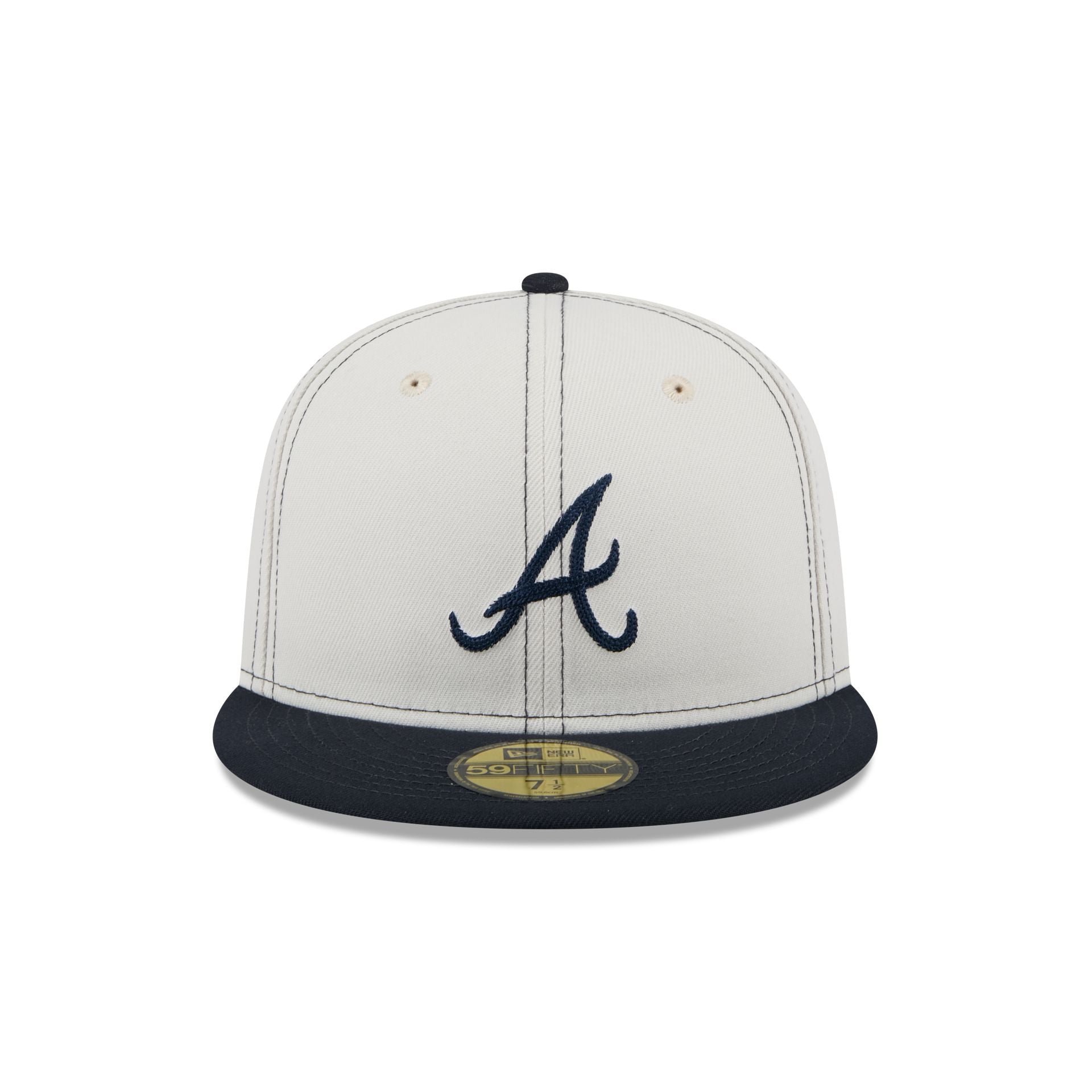 Atlanta Braves Sandy Linen 59FIFTY Fitted Hat - Image 2