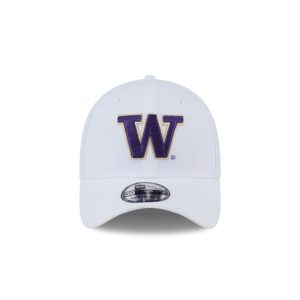 Washington Huskies Optic White 39THIRTY Stretch Fit Hat