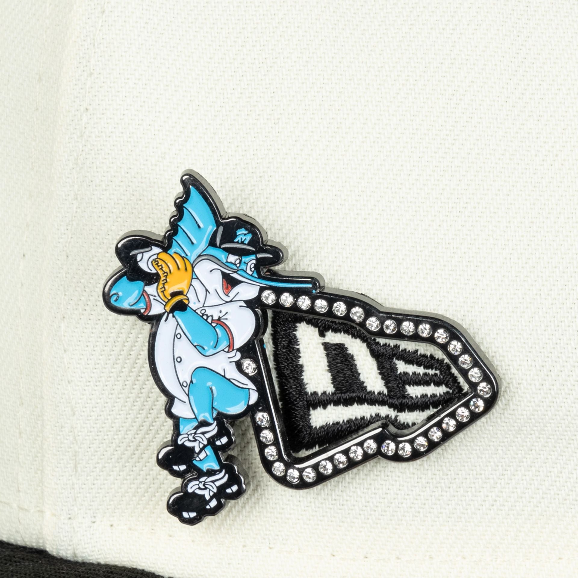 Miami Marlins Mascot Pin 59FIFTY Fitted Hat - Image 6