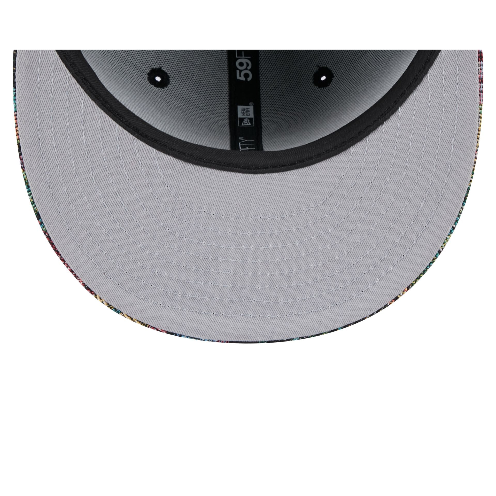 Los Angeles Angels Jacquard Pattern 59FIFTY Fitted Hat - Image 7