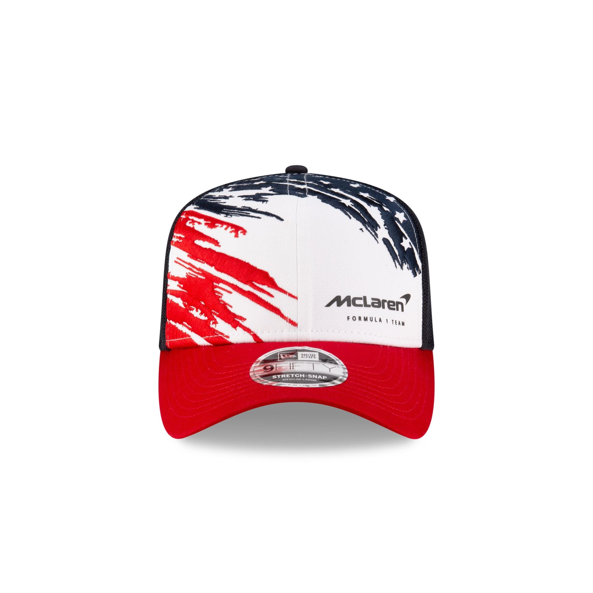 2024 Austin Race Special McLaren Formula 1 Team 9FIFTY Stretch-Snap Trucker Hat - Image 2