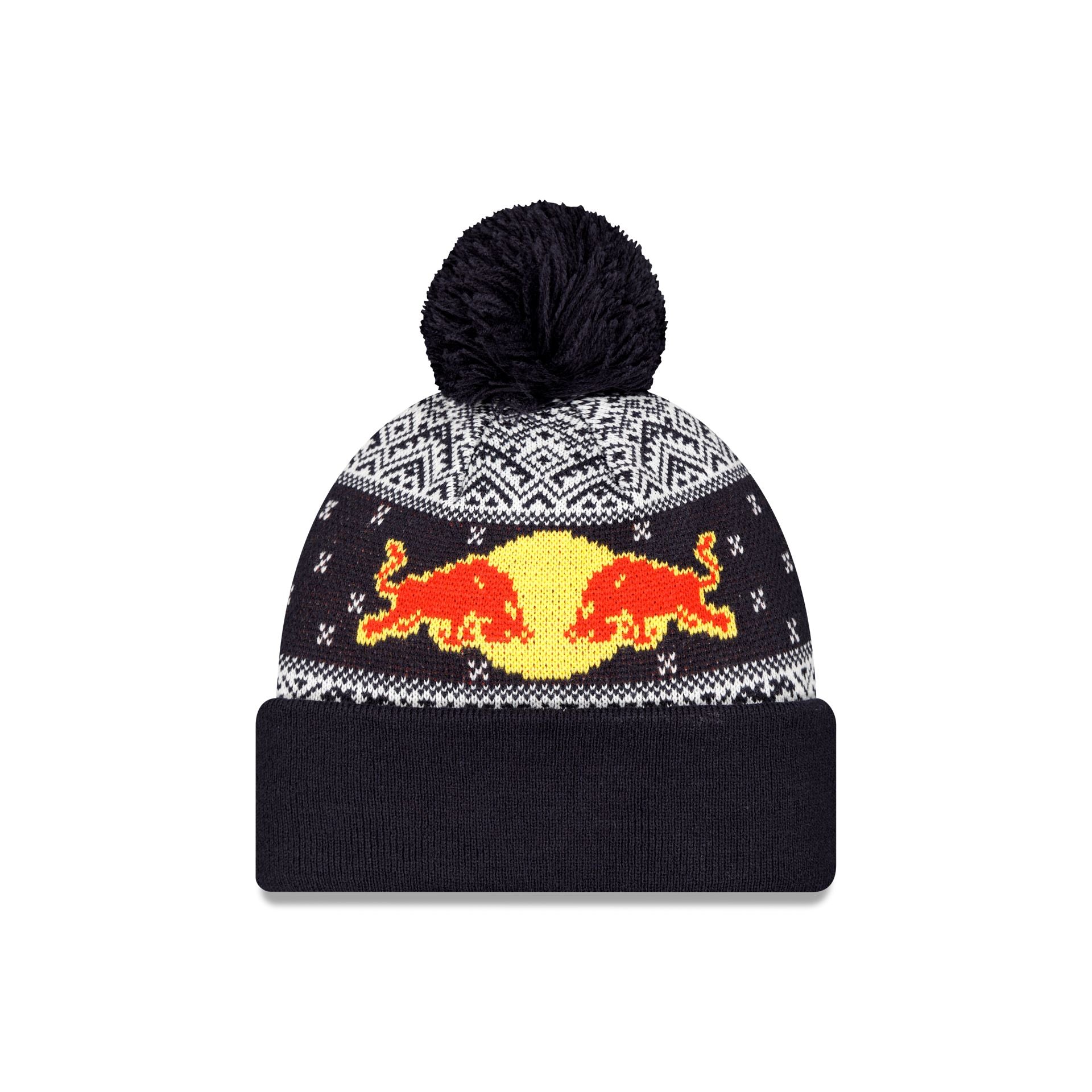 Oracle Red Bull Racing Navy Pom Knit Hat - Image 2