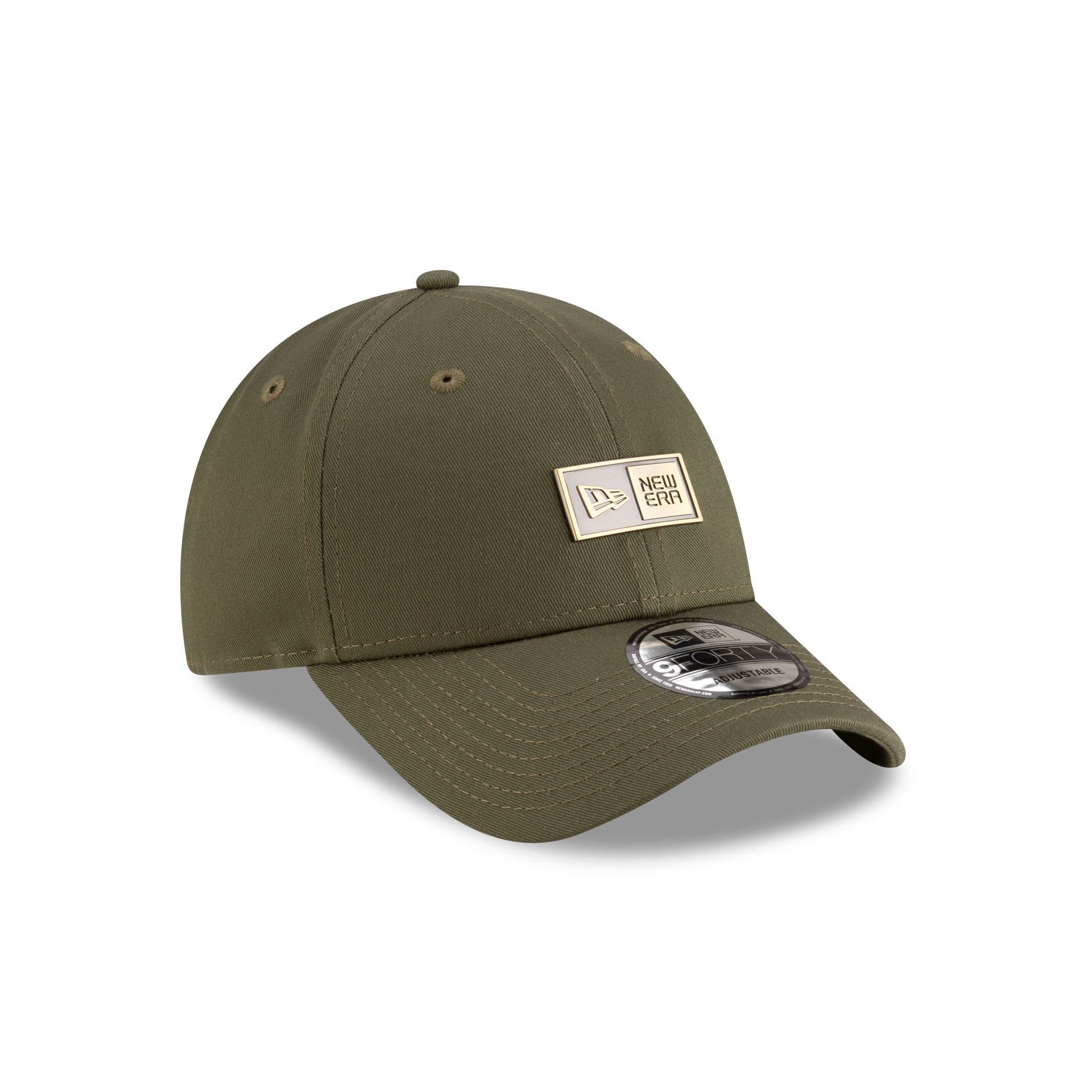 New Era Cap Badge New Olive 9FORTY Snapback Hat - Image 3