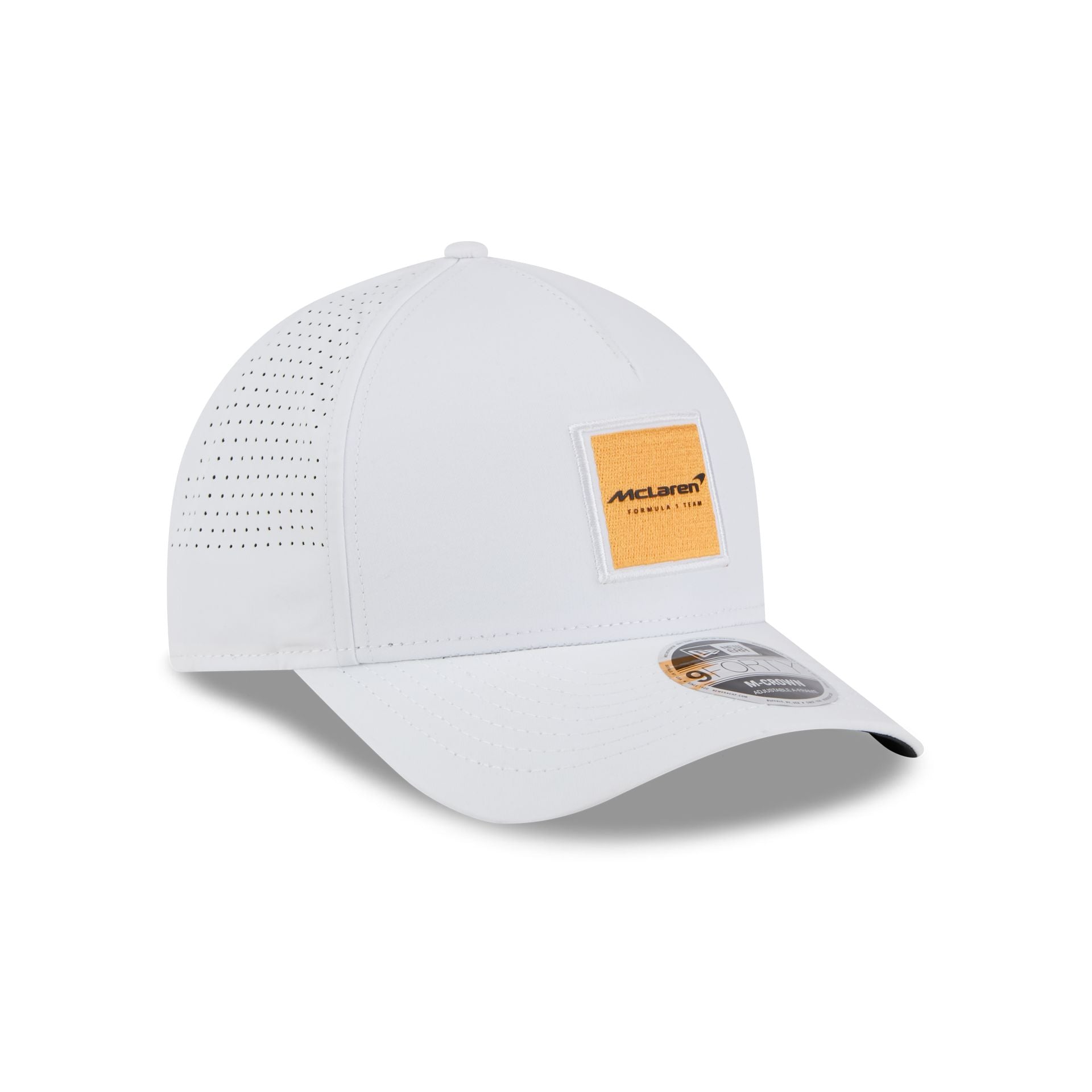 McLaren Formula 1 Team Optic White 9FORTY M-Crown A-Frame Snapback Hat - Image 3