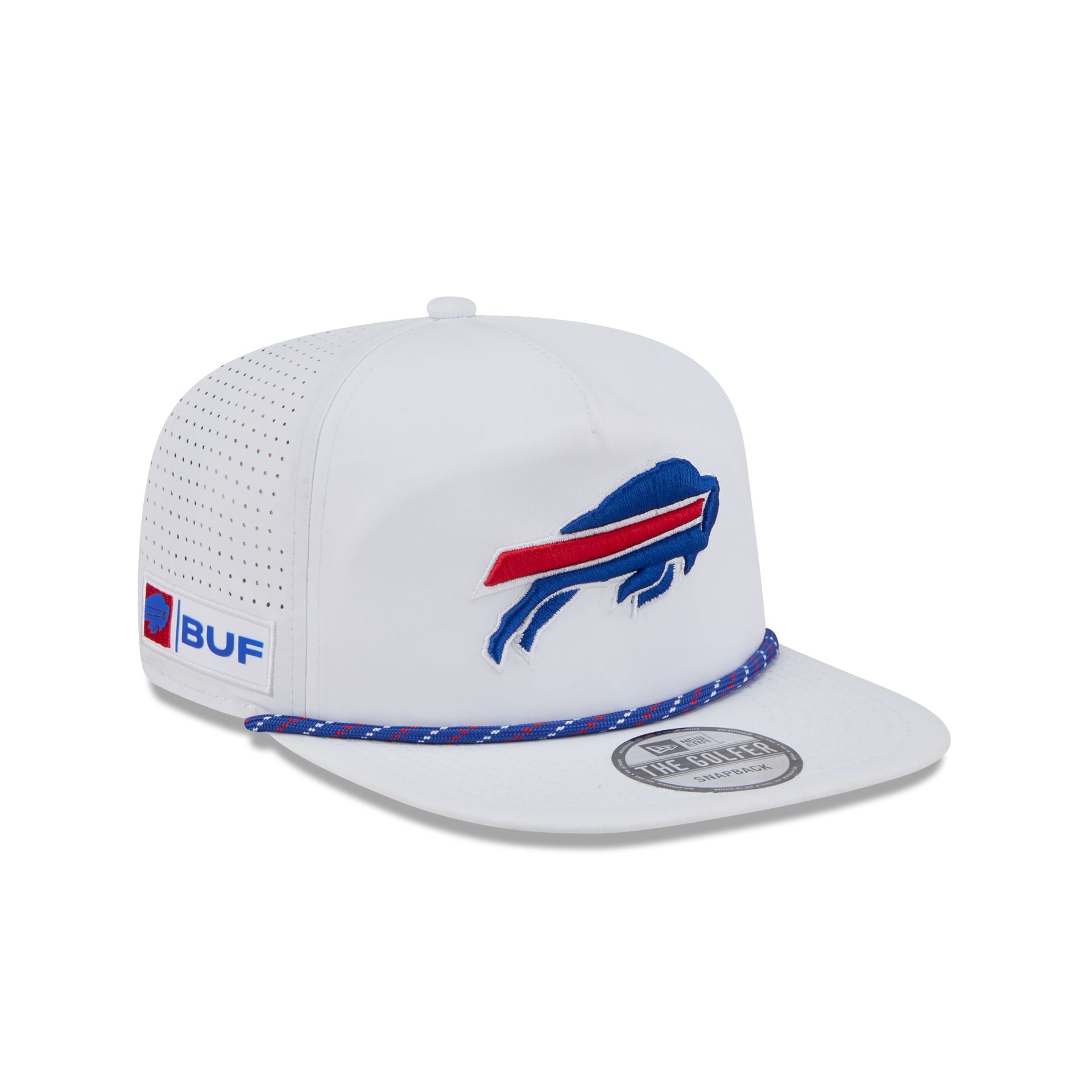 Buffalo Bills Optic White Performance Rope Golfer Hat - Image 3
