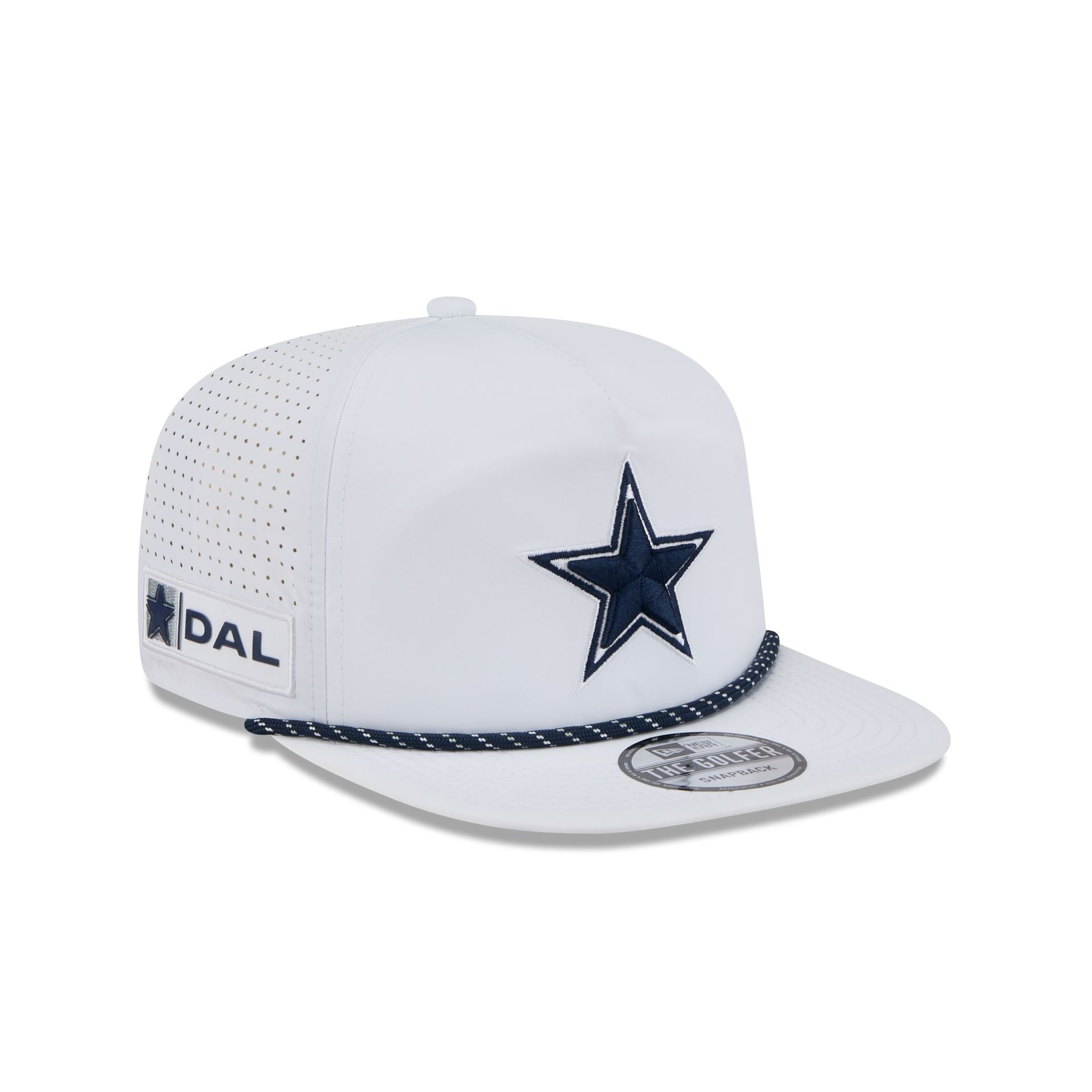 Dallas Cowboys Optic White Performance Rope Golfer Hat - Image 3