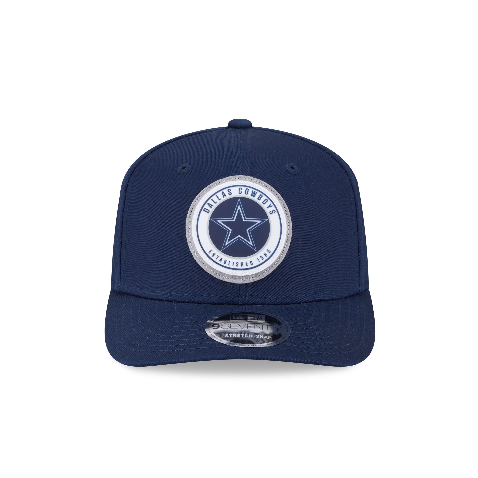 Dallas Cowboys Circle Patch 9SEVENTY Stretch-Snap Hat - Image 2