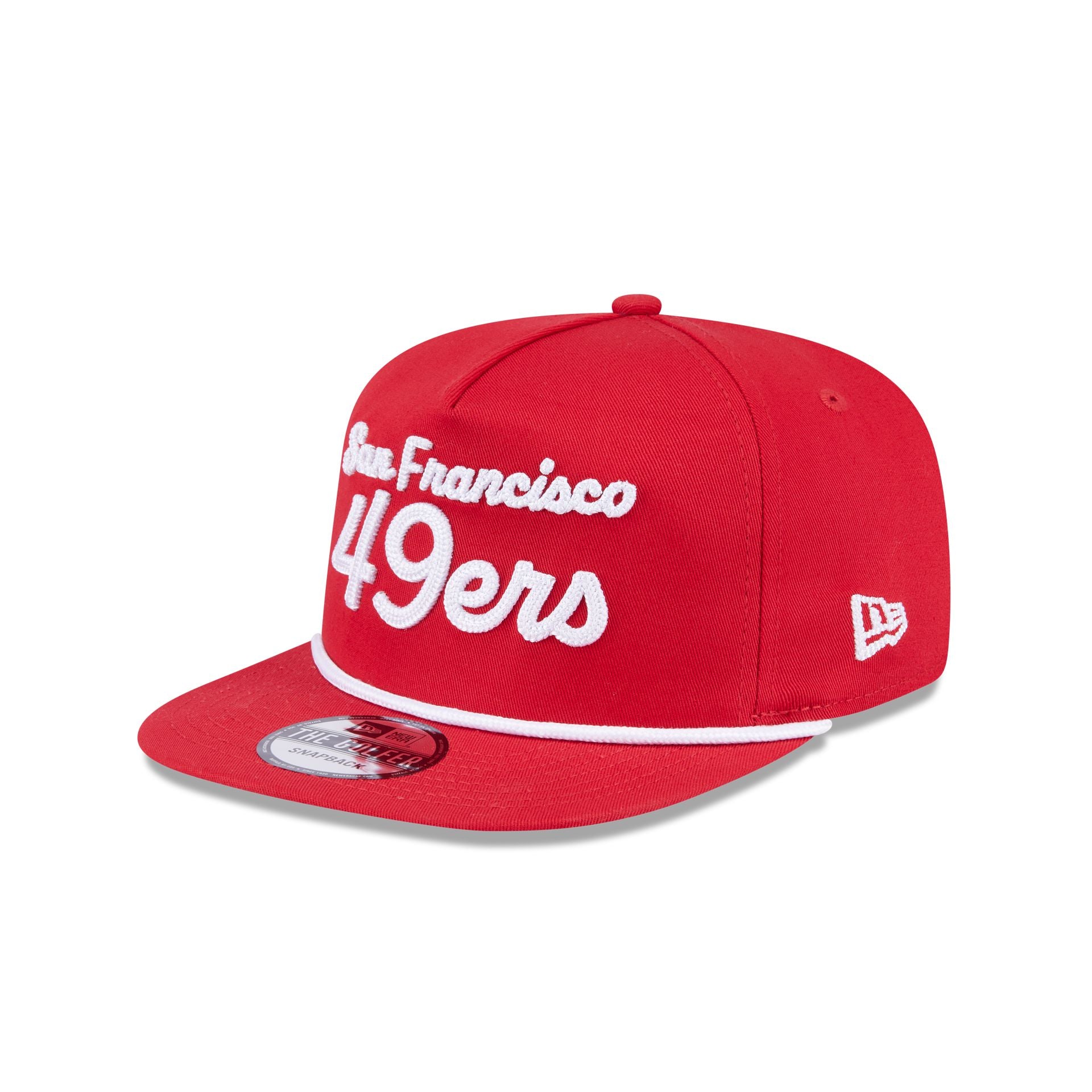 San Francisco 49ers Team Text Golfer Hat - Image 3