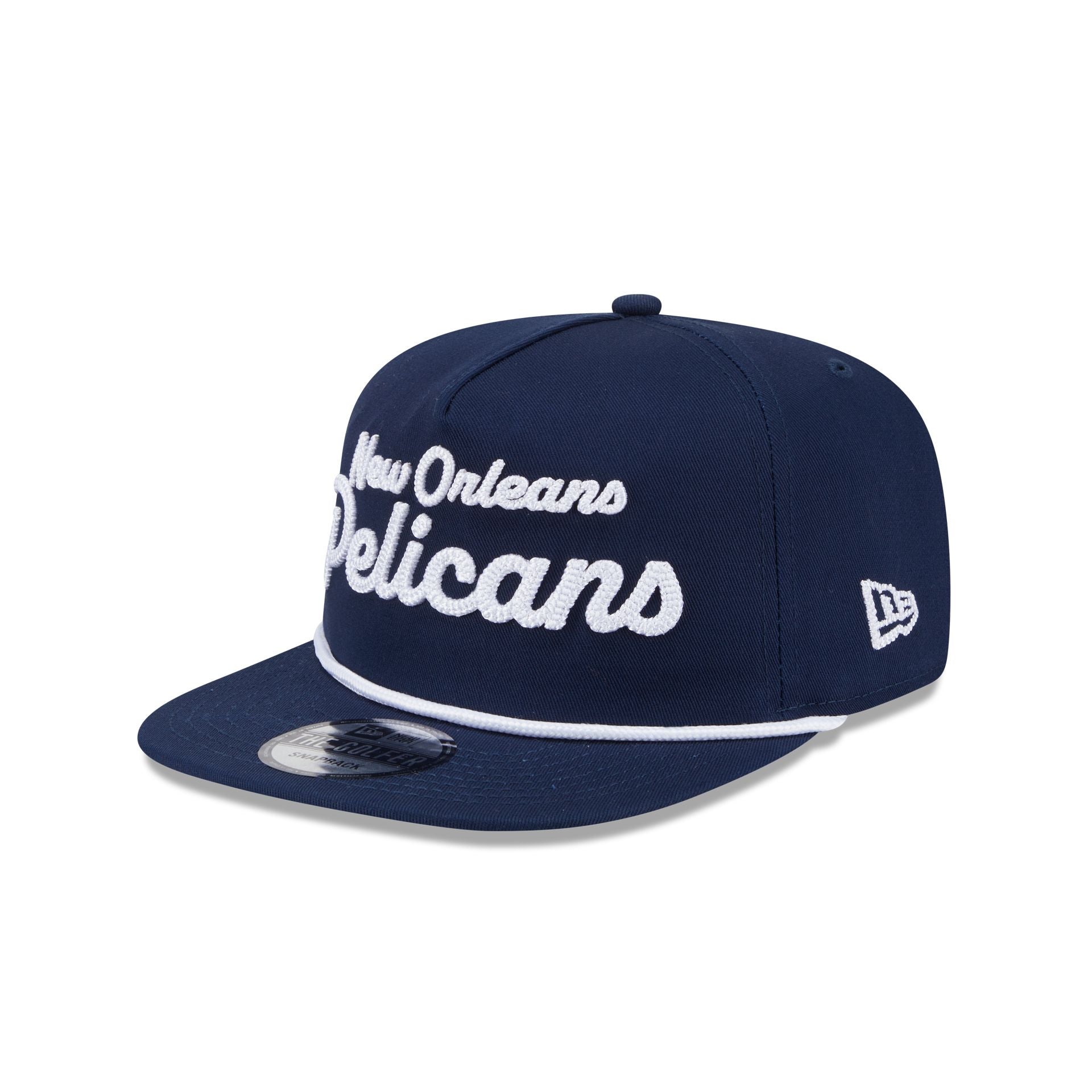 New Orleans Pelicans Team Text Golfer Hat - Image 3
