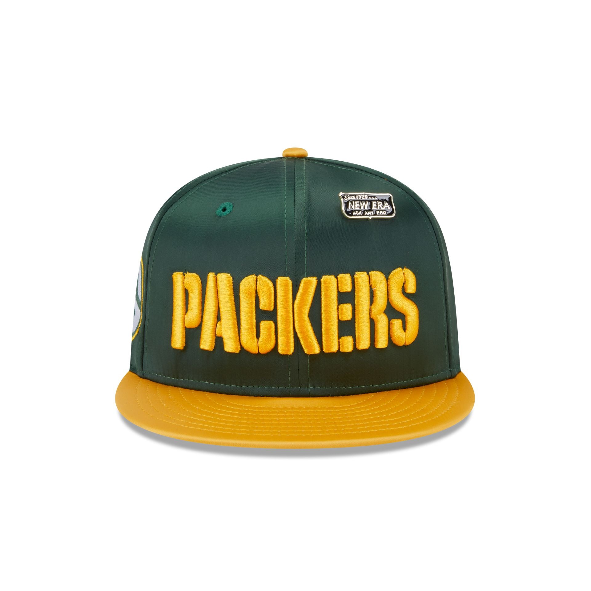 Green Bay Packers Spring Satin 59FIFTY Fitted Hat - Image 2