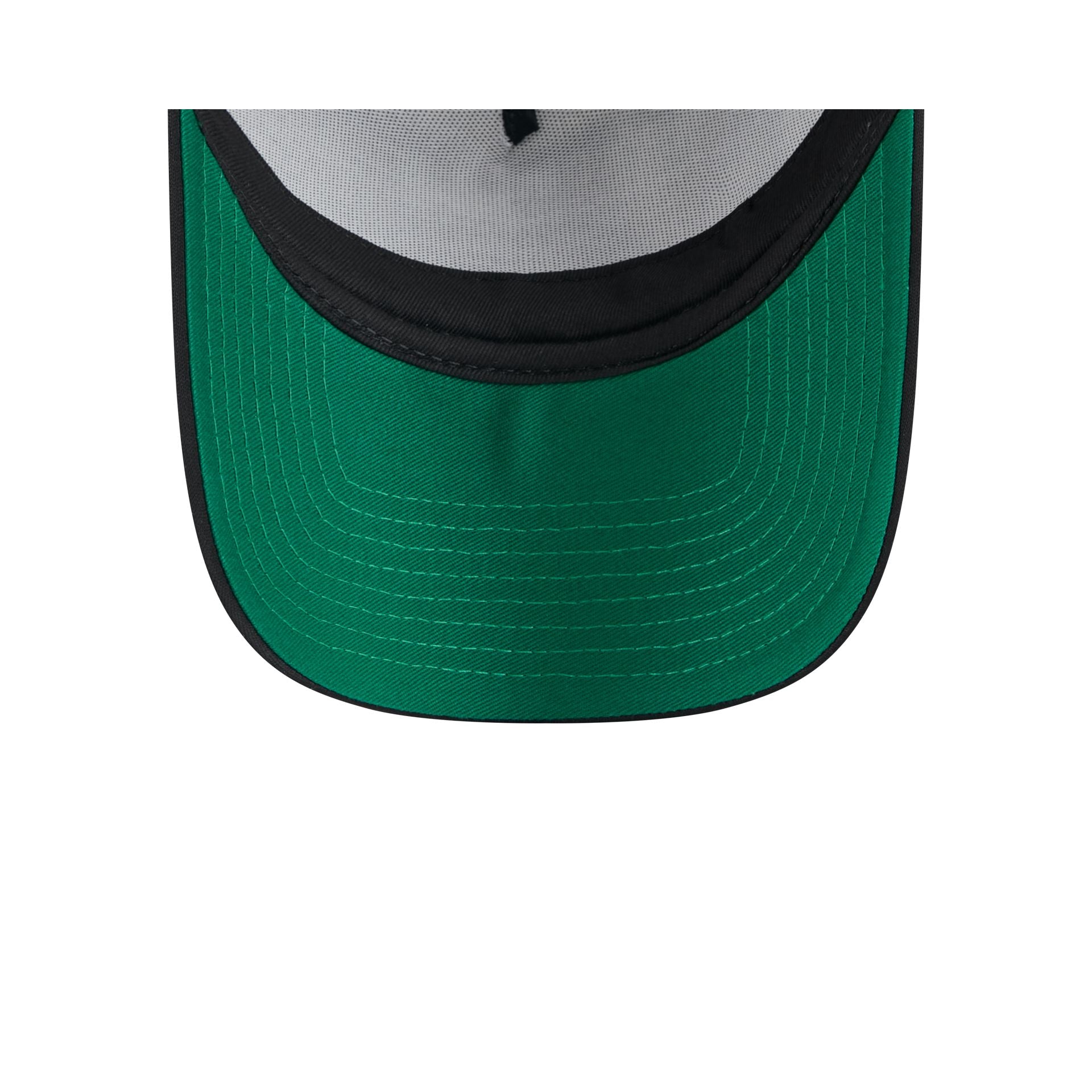 Brooklyn Nets Distressed 9FORTY A-Frame Trucker Hat - Image 7