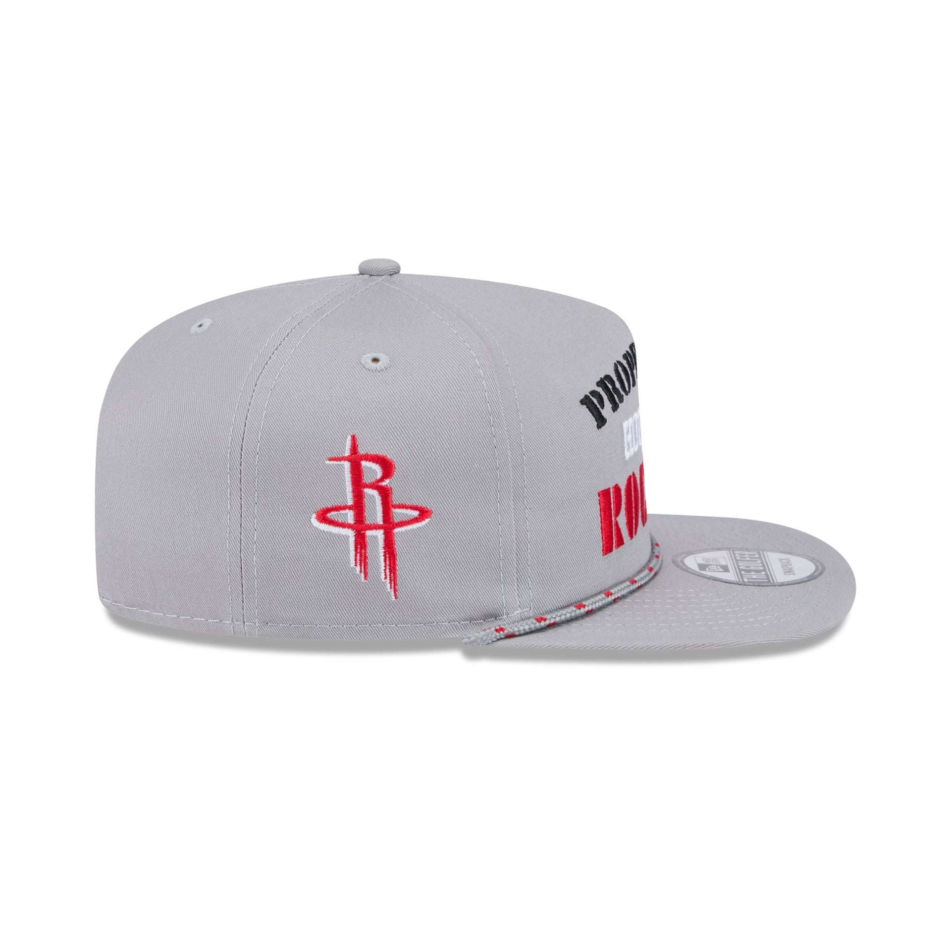 Houston Rockets Vintage Gray Rope Golfer Hat - Image 4