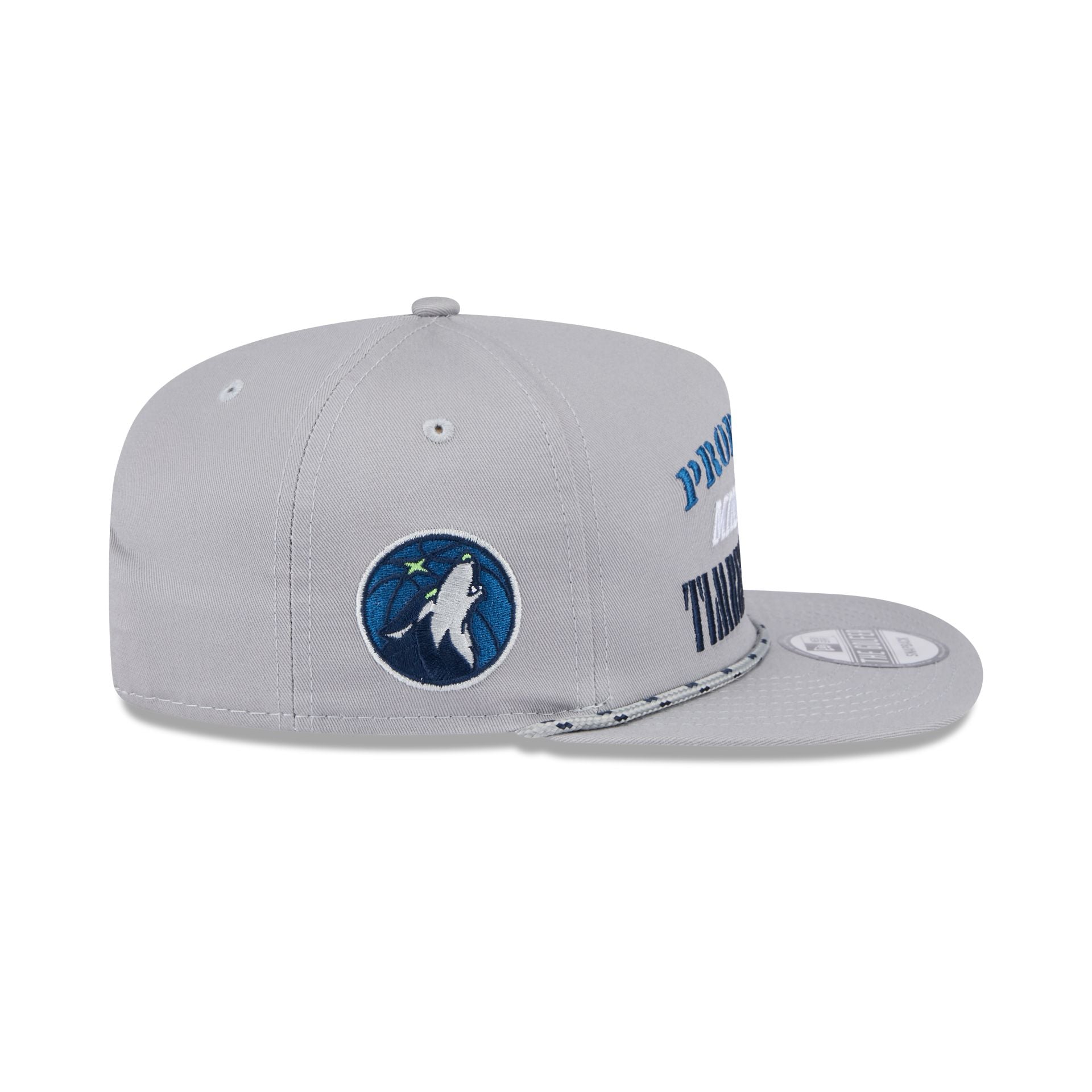Minnesota Timberwolves Vintage Gray Rope Golfer Hat - Image 4
