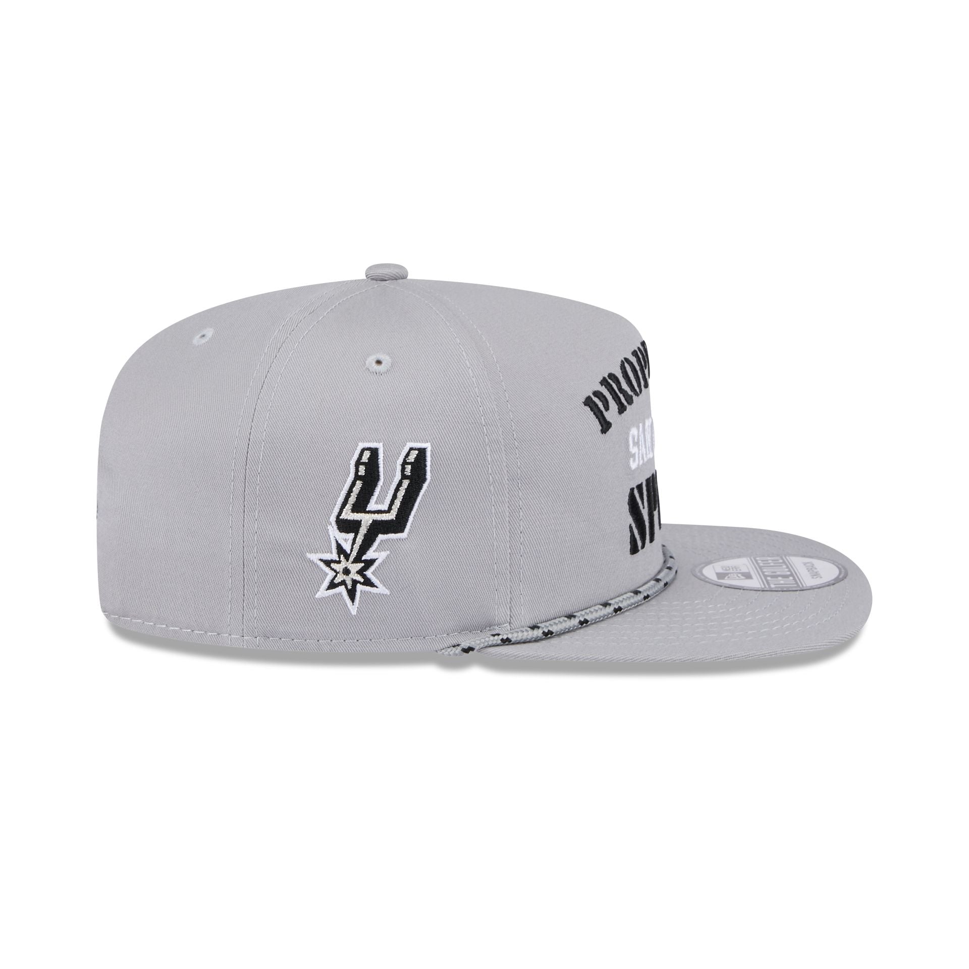 San Antonio Spurs Vintage Gray Rope Golfer Hat - Image 4