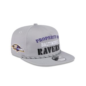 Baltimore Ravens Vintage Gray Rope Golfer Hat