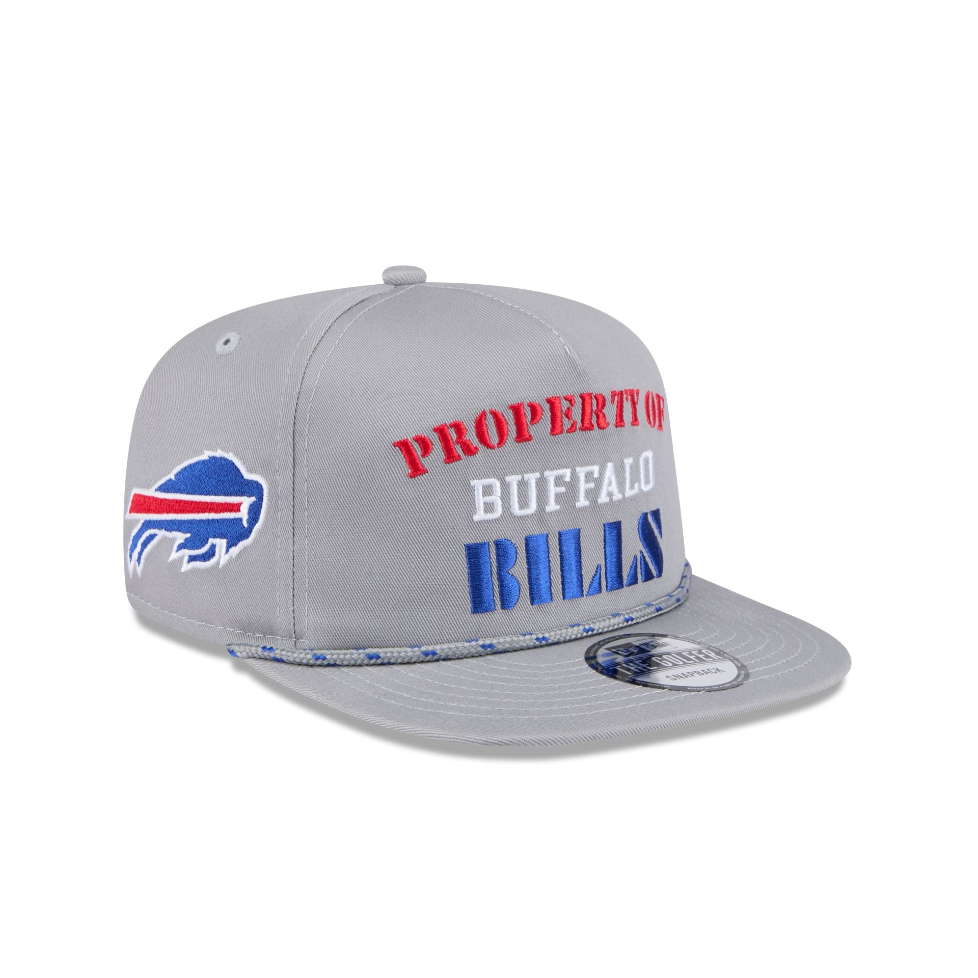 Buffalo Bills Vintage Gray Rope Golfer Hat