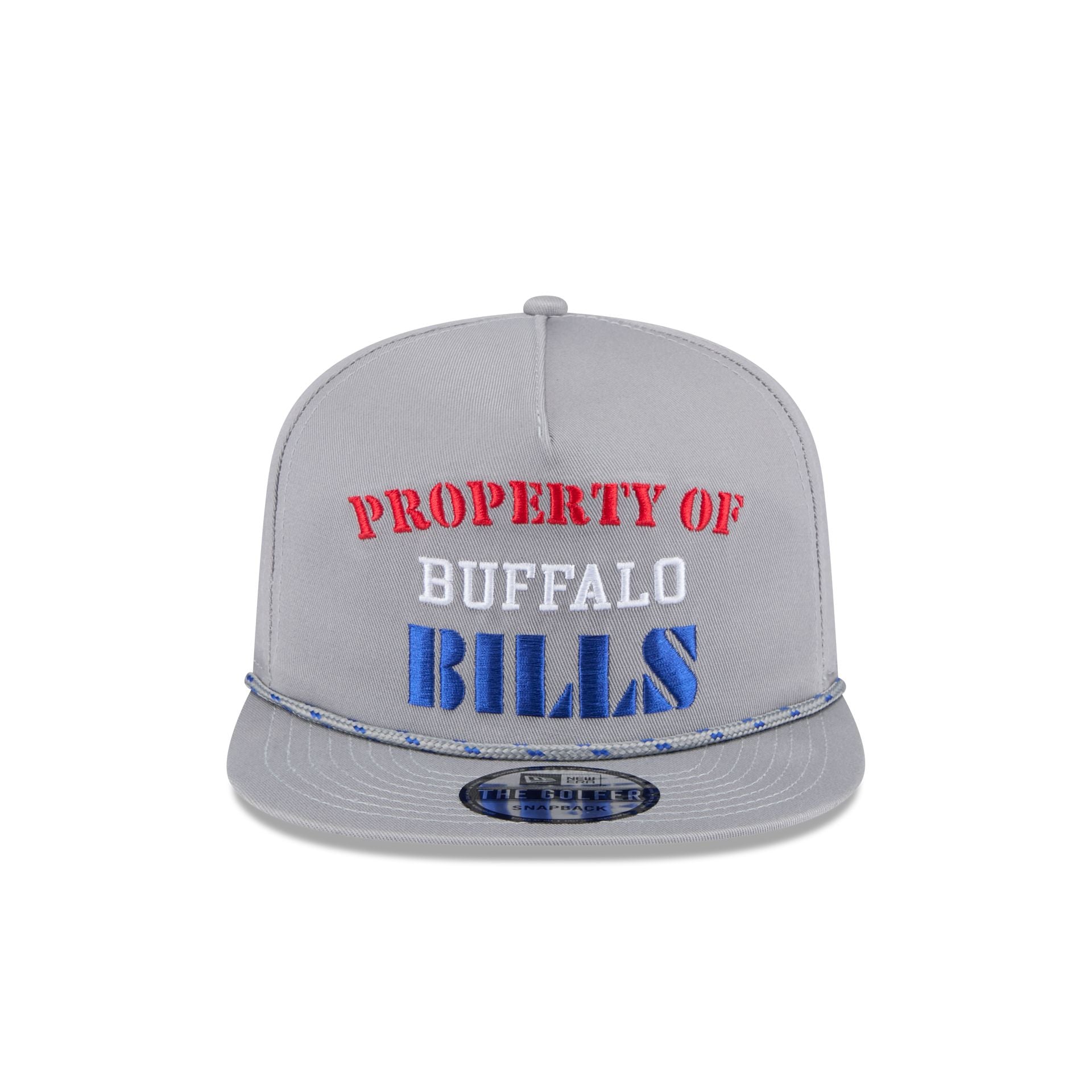 Buffalo Bills Vintage Gray Rope Golfer Hat - Image 2
