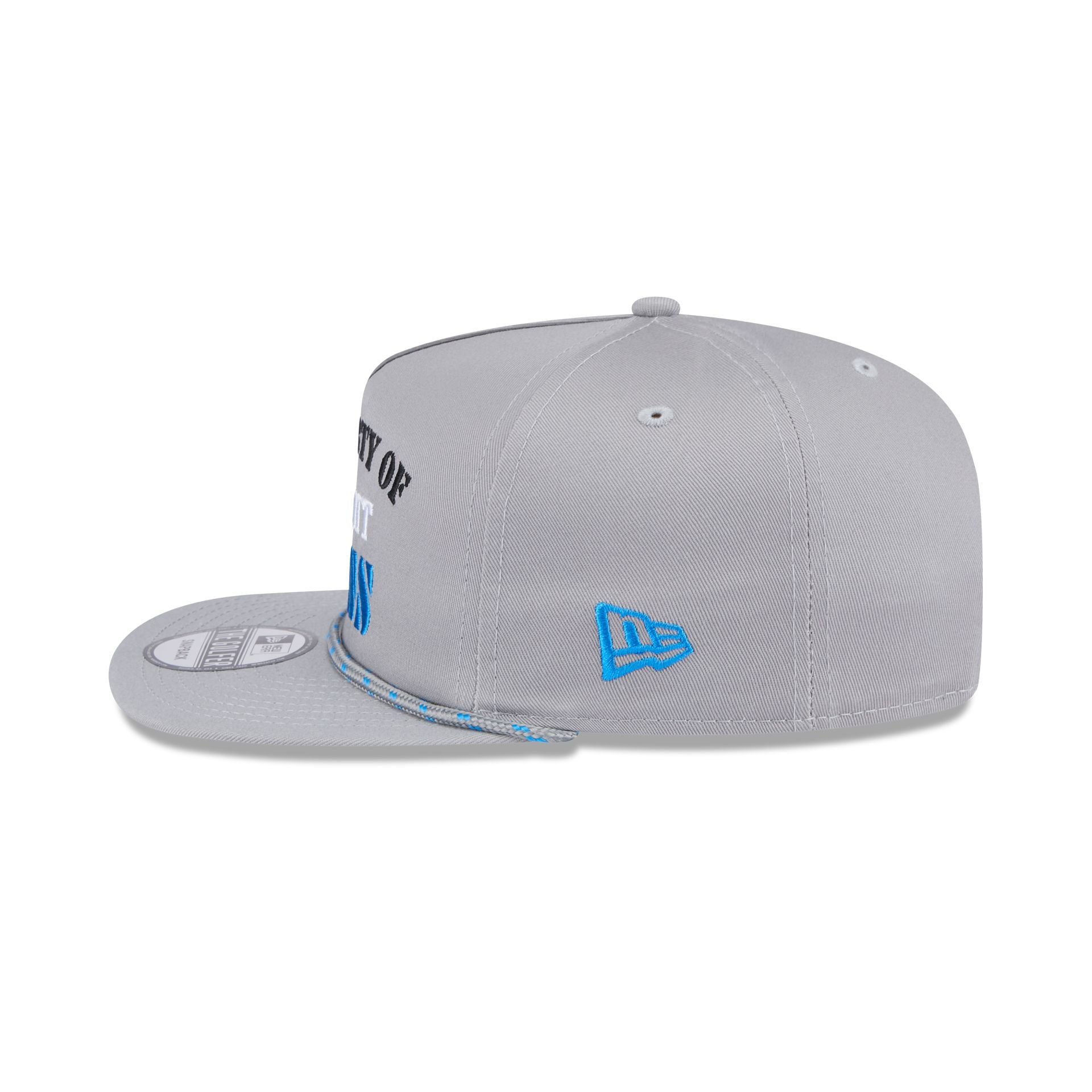 Detroit Lions Vintage Gray Rope Golfer Hat - Image 5