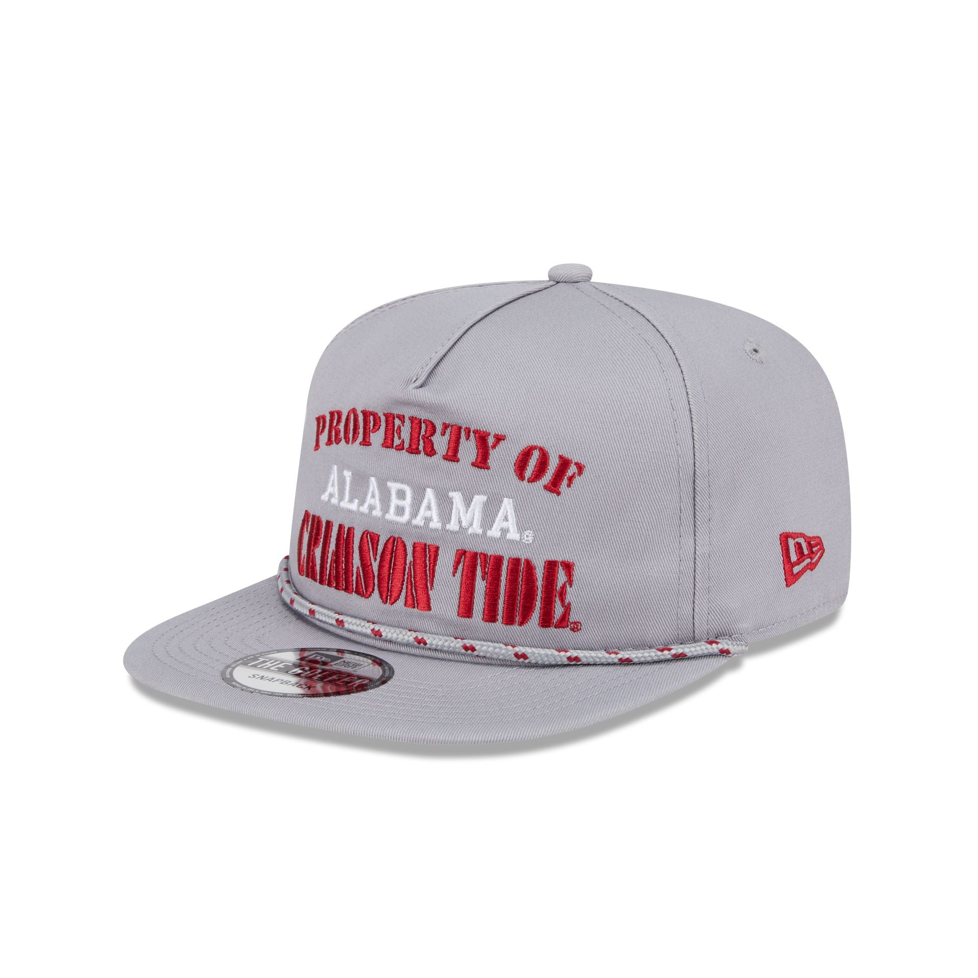 Alabama Crimson Tide Vintage Gray Rope Golfer Hat - Image 3