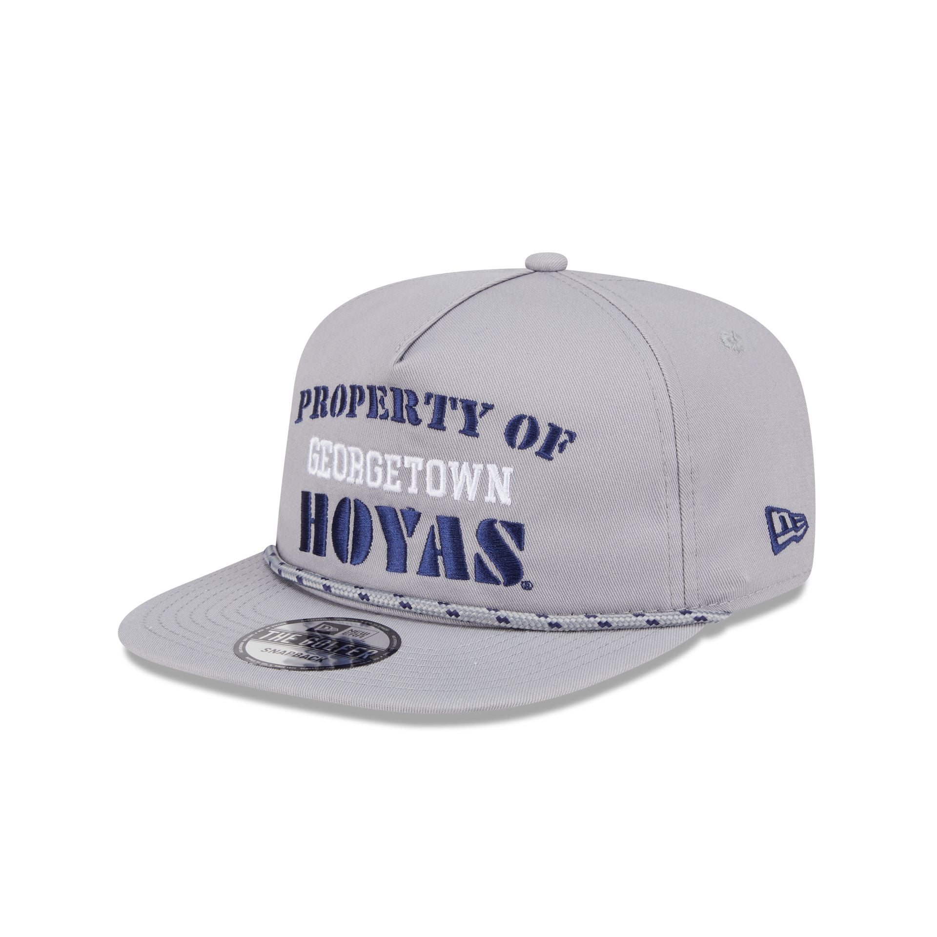 Georgetown Hoyas Vintage Gray Rope Golfer Hat - Image 3