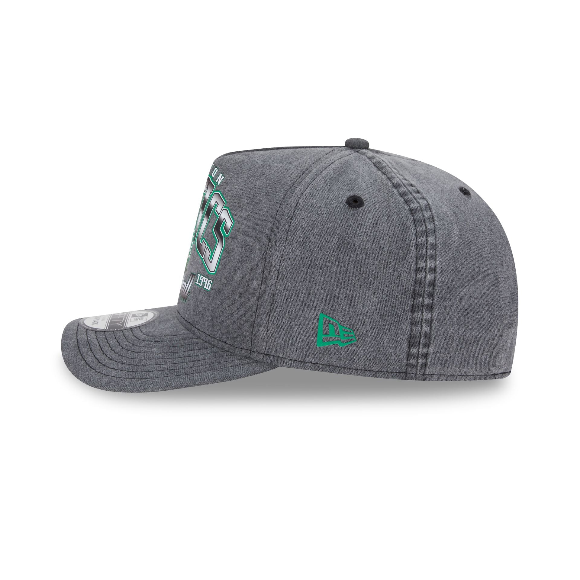 Boston Celtics Washed 9FIFTY A-Frame Snapback Hat - Image 4