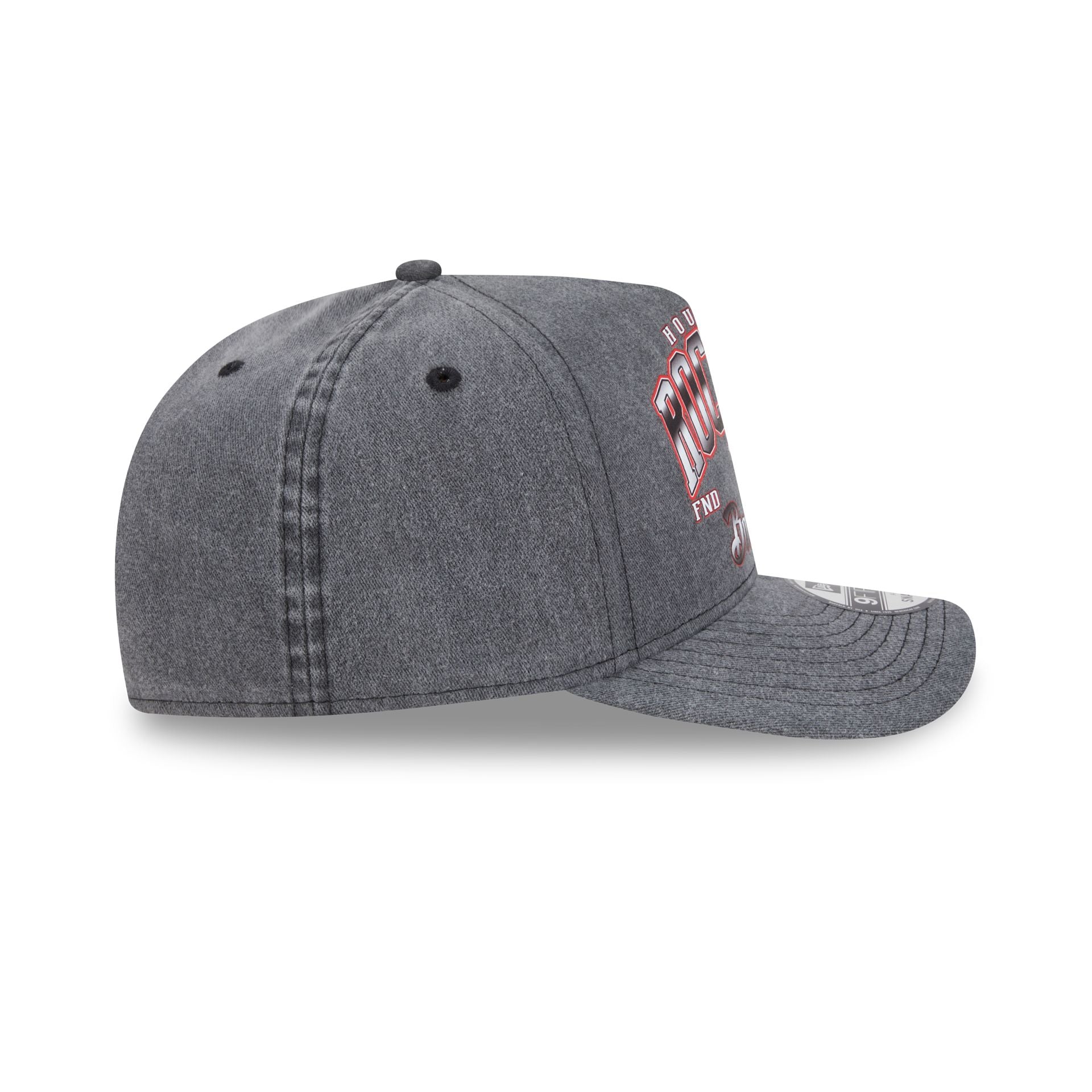 Houston Rockets Washed 9FIFTY A-Frame Snapback Hat - Image 5