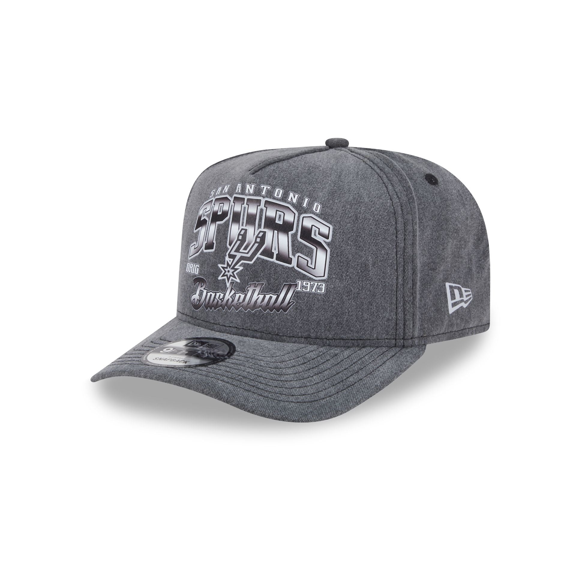 San Antonio Spurs Washed 9FIFTY A-Frame Snapback Hat