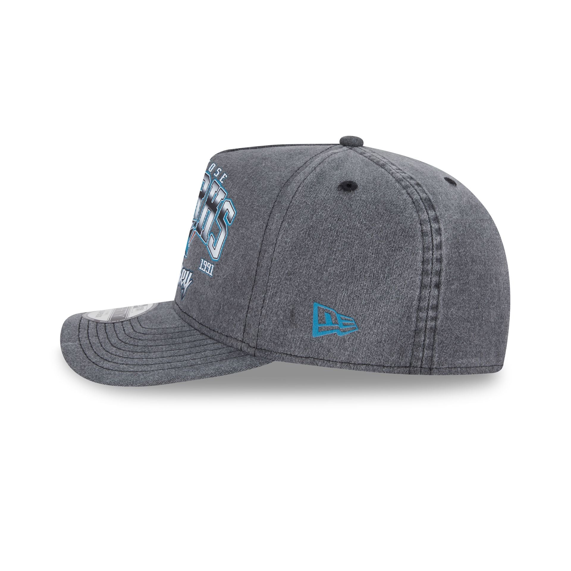 San Jose Sharks Washed 9FIFTY A-Frame Snapback Hat - Image 4