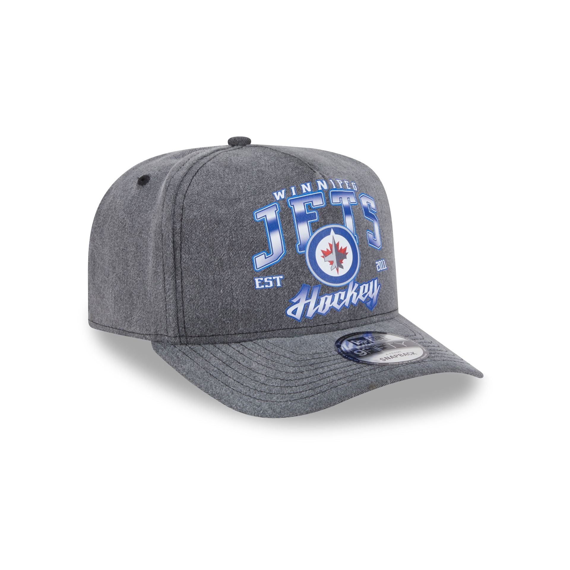 Winnipeg Jets Washed 9FIFTY A-Frame Snapback Hat - Image 3