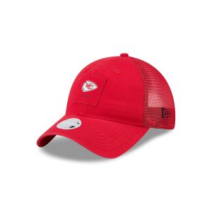 Kansas City Chiefs Women's Square Stitch 9TWENTY Trucker Hat