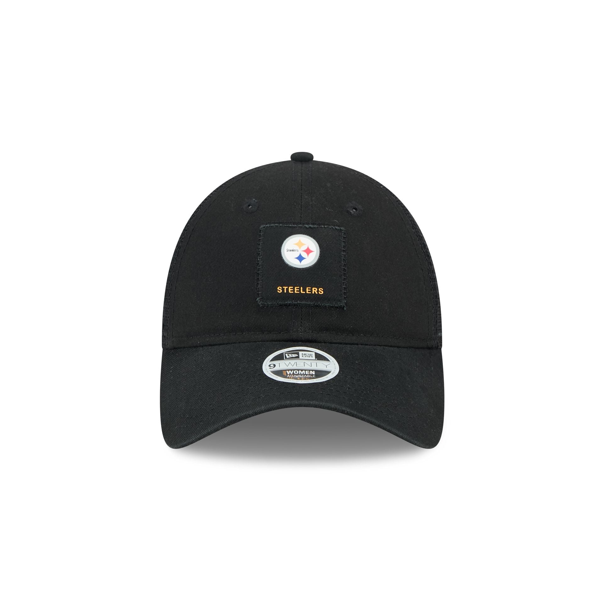 Pittsburgh Steelers Women's Square Stitch 9TWENTY Trucker Hat - Image 2