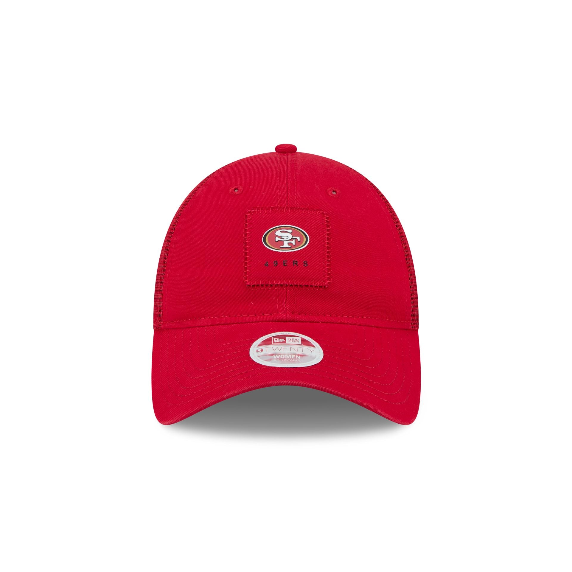 San Francisco 49ers Women's Square Stitch 9TWENTY Trucker Hat - Image 2