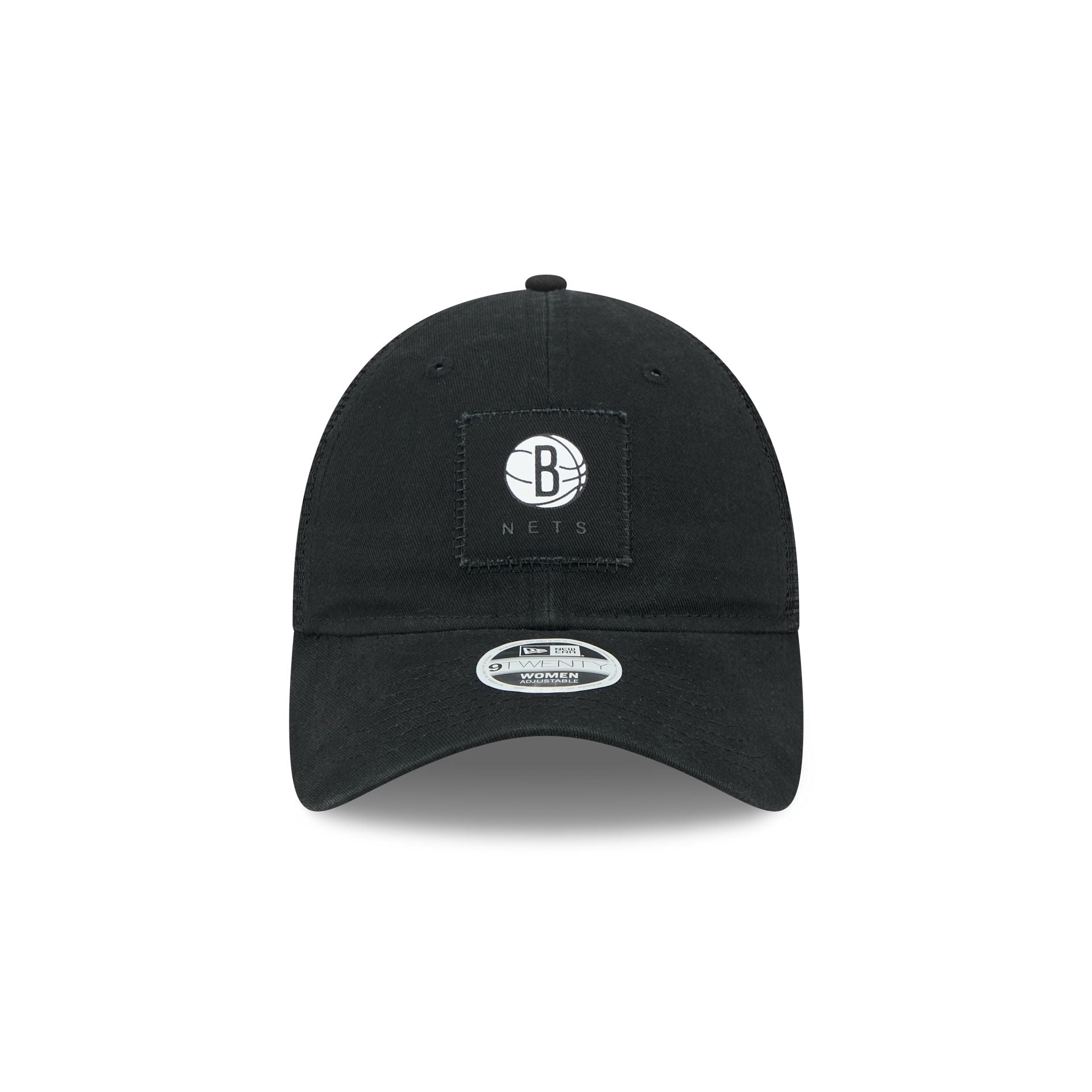 Brooklyn Nets Women's Square Stitch 9TWENTY Trucker Hat - Image 2