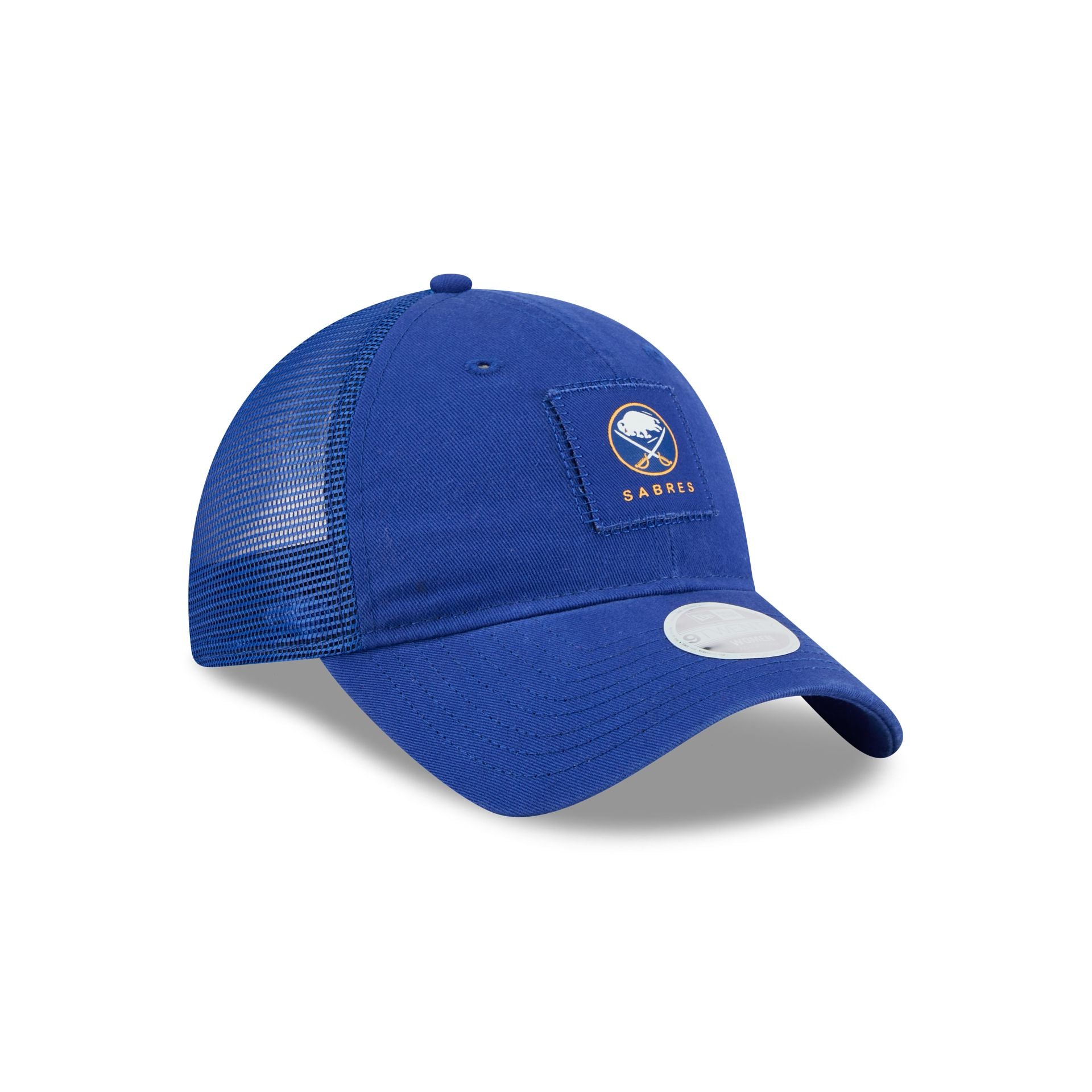 Buffalo Sabres Women's Square Stitch 9TWENTY Trucker Hat - Image 3