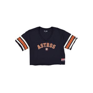 Houston Astros Throwback Cropped Women's T-Shirt