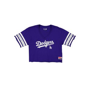 Los Angeles Dodgers Throwback Cropped Women's T-Shirt