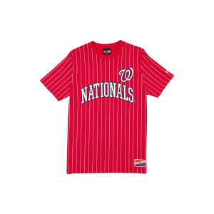 Washington Nationals Throwback Pinstripe Wordmark T-Shirt