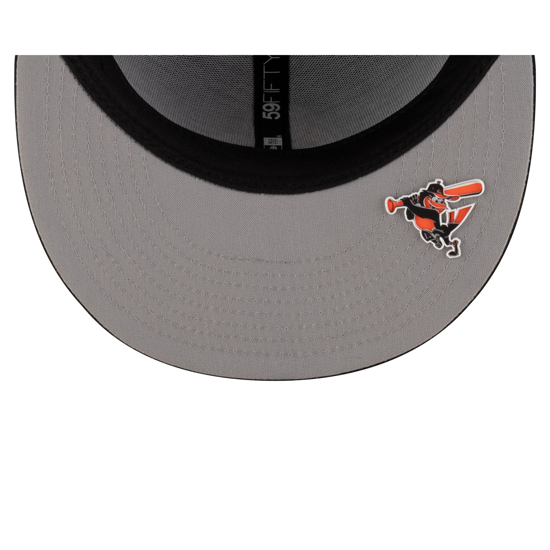 Baltimore Orioles 2025 Clubhouse Alt Black 59FIFTY Fitted Hat - Image 7