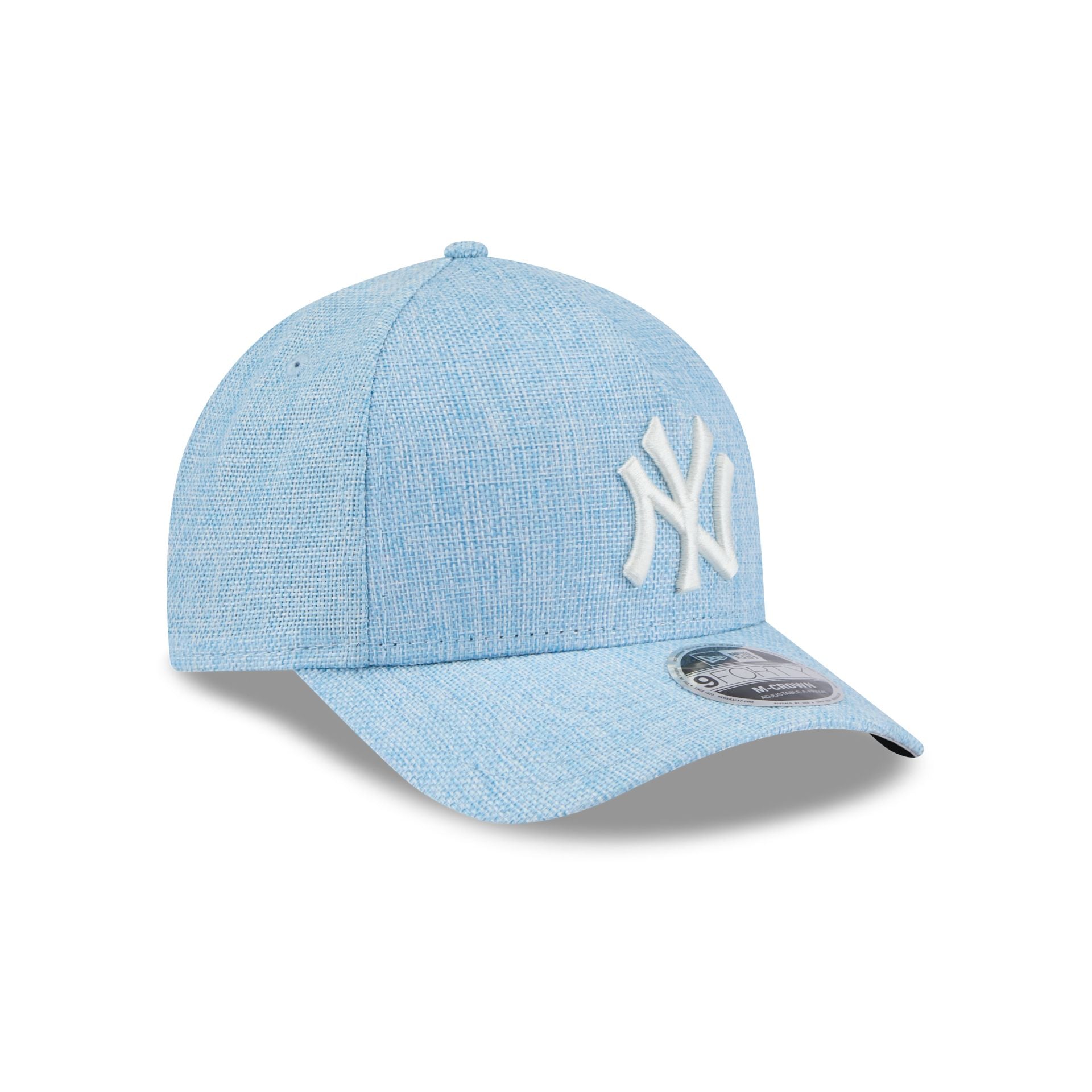 New York Yankees Cotton Weaver Blue 9FORTY M-Crown A-Frame Snapback Hat - Image 3