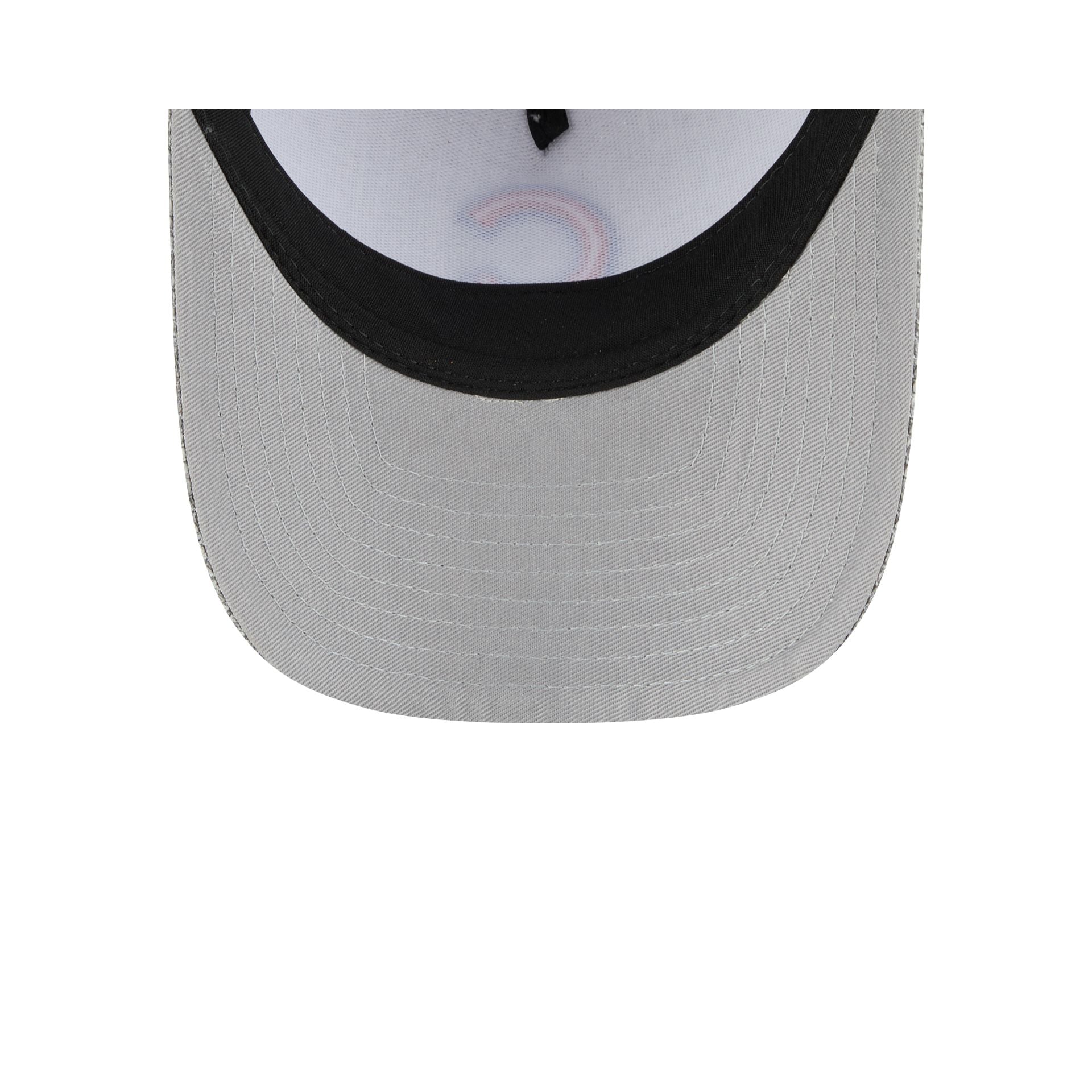 Chicago Cubs Cotton Weave Gray 9FORTY M-Crown A-Frame Snapback Hat - Image 7