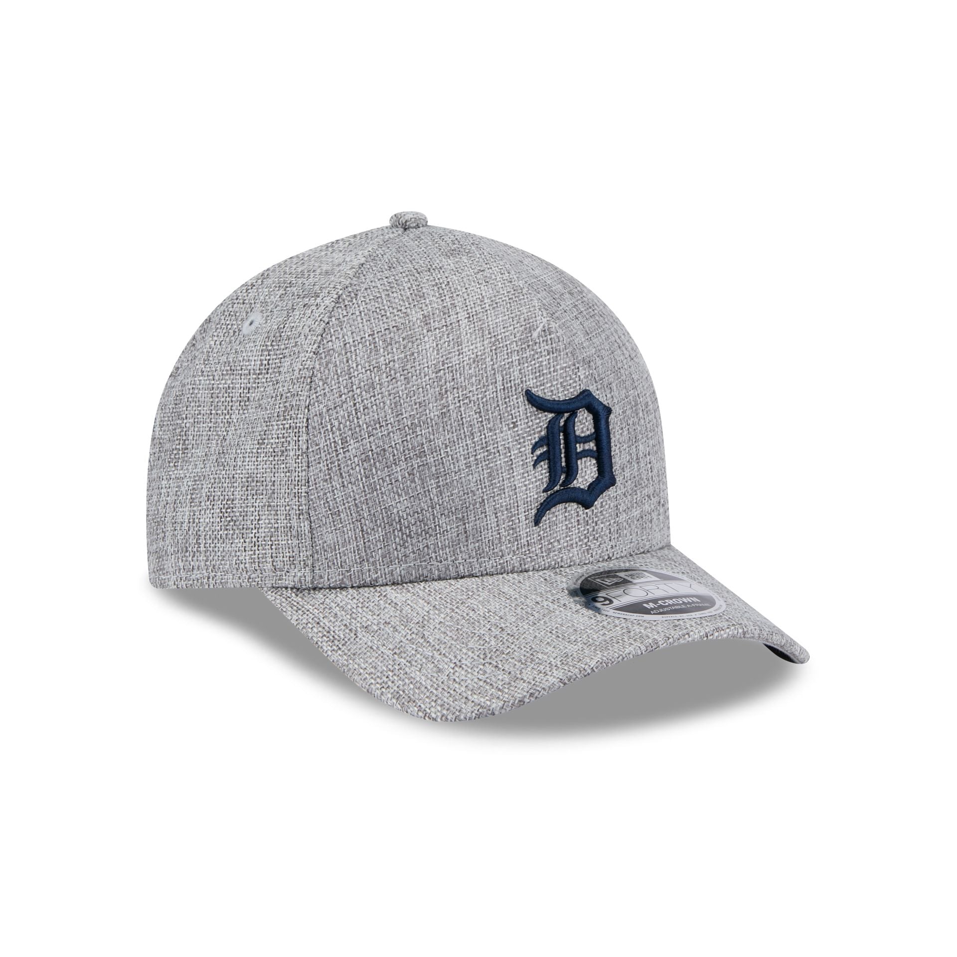 Detroit Tigers Cotton Weave Gray 9FORTY M-Crown A-Frame Snapback Hat - Image 3