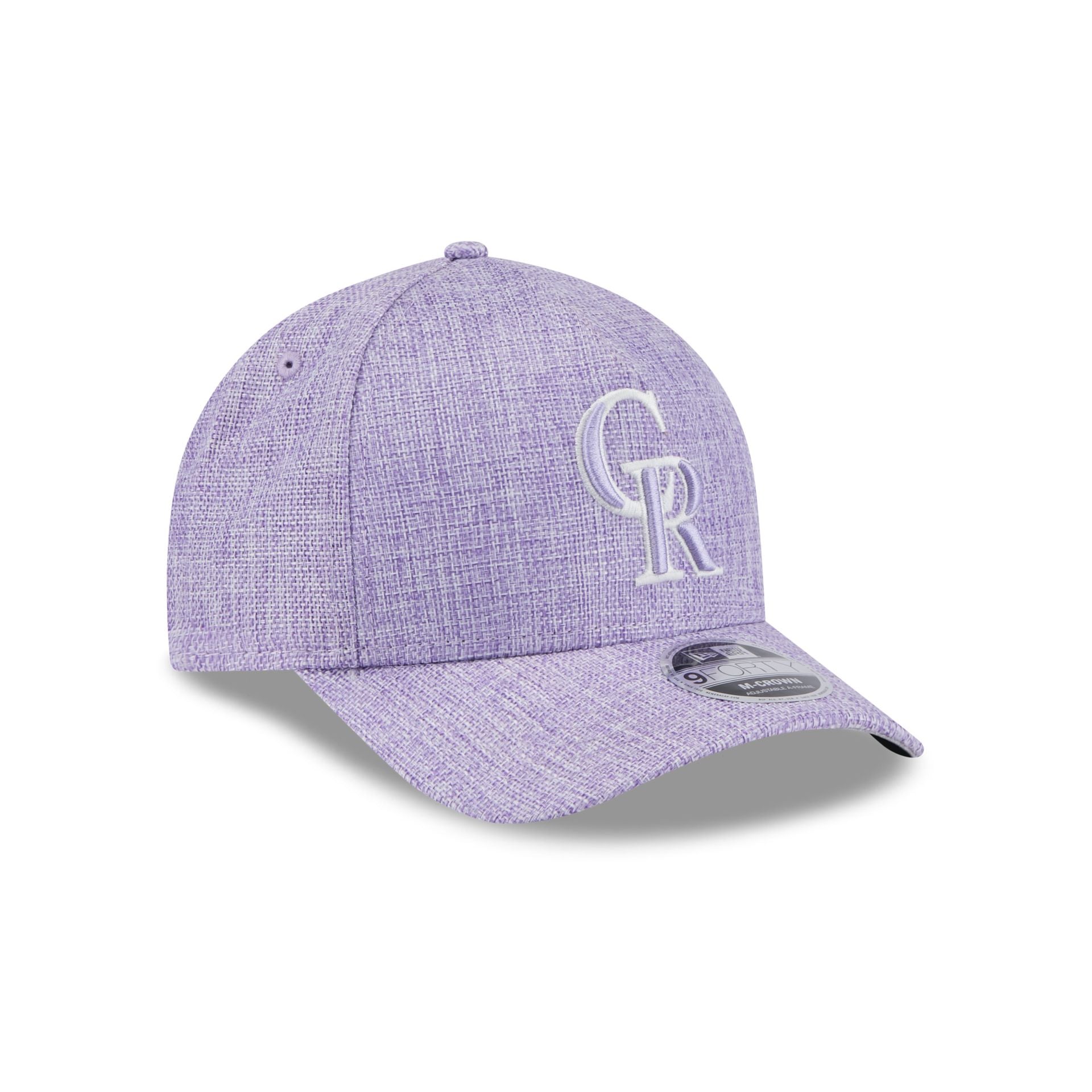 Colorado Rockies Cotton Weave Purple 9FORTY M-Crown A-Frame Snapback Hat - Image 3