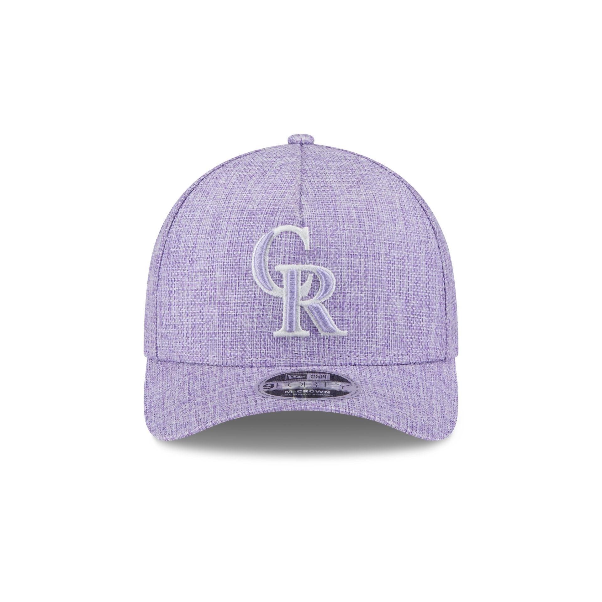 Colorado Rockies Cotton Weave Purple 9FORTY M-Crown A-Frame Snapback Hat - Image 2
