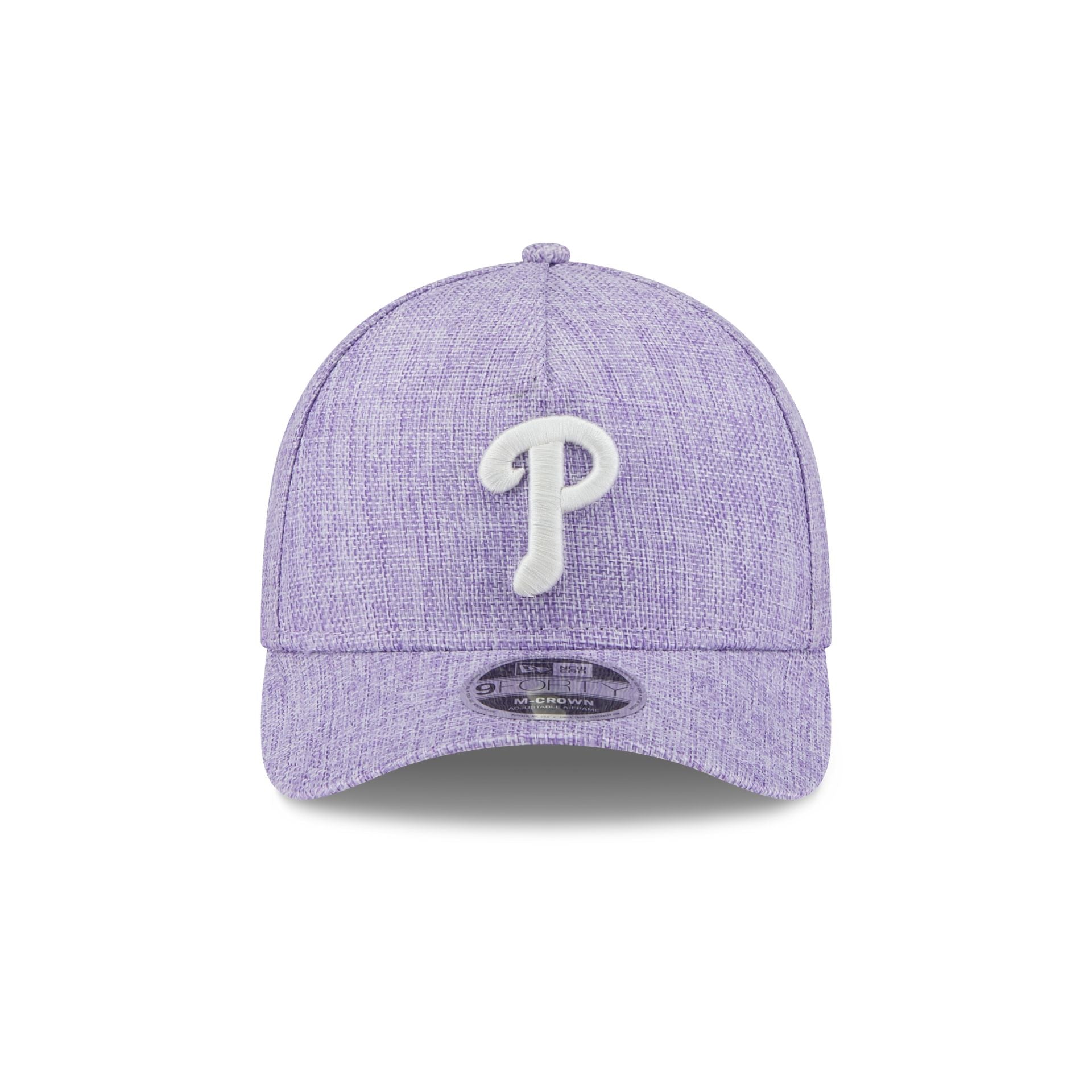 Philadelphia Phillies Cotton Weave Purple 9FORTY M-Crown A-Frame Snapback Hat - Image 2