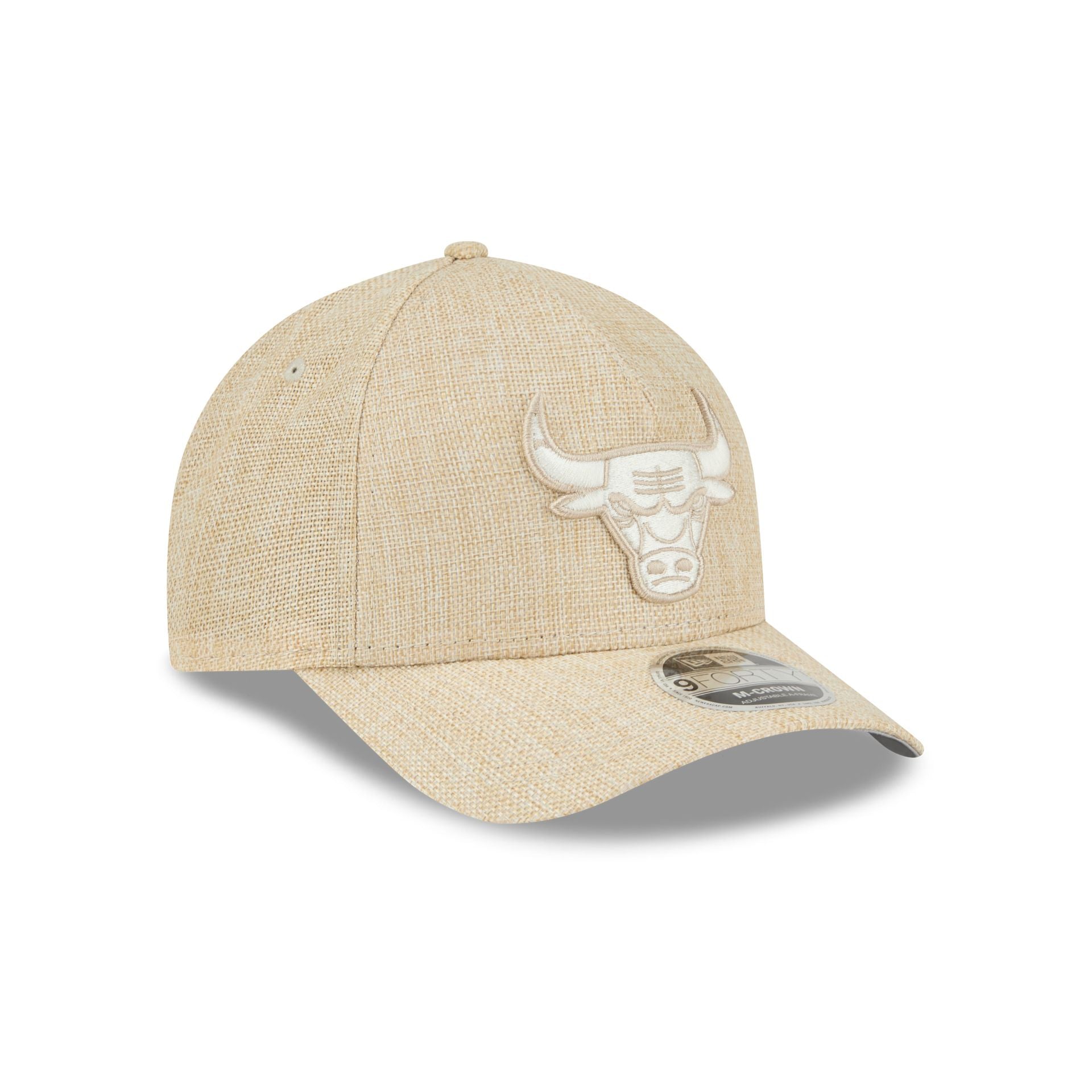 Chicago Bulls Cotton Weave Stone 9FORTY M-Crown A-Frame Snapback Hat - Image 3