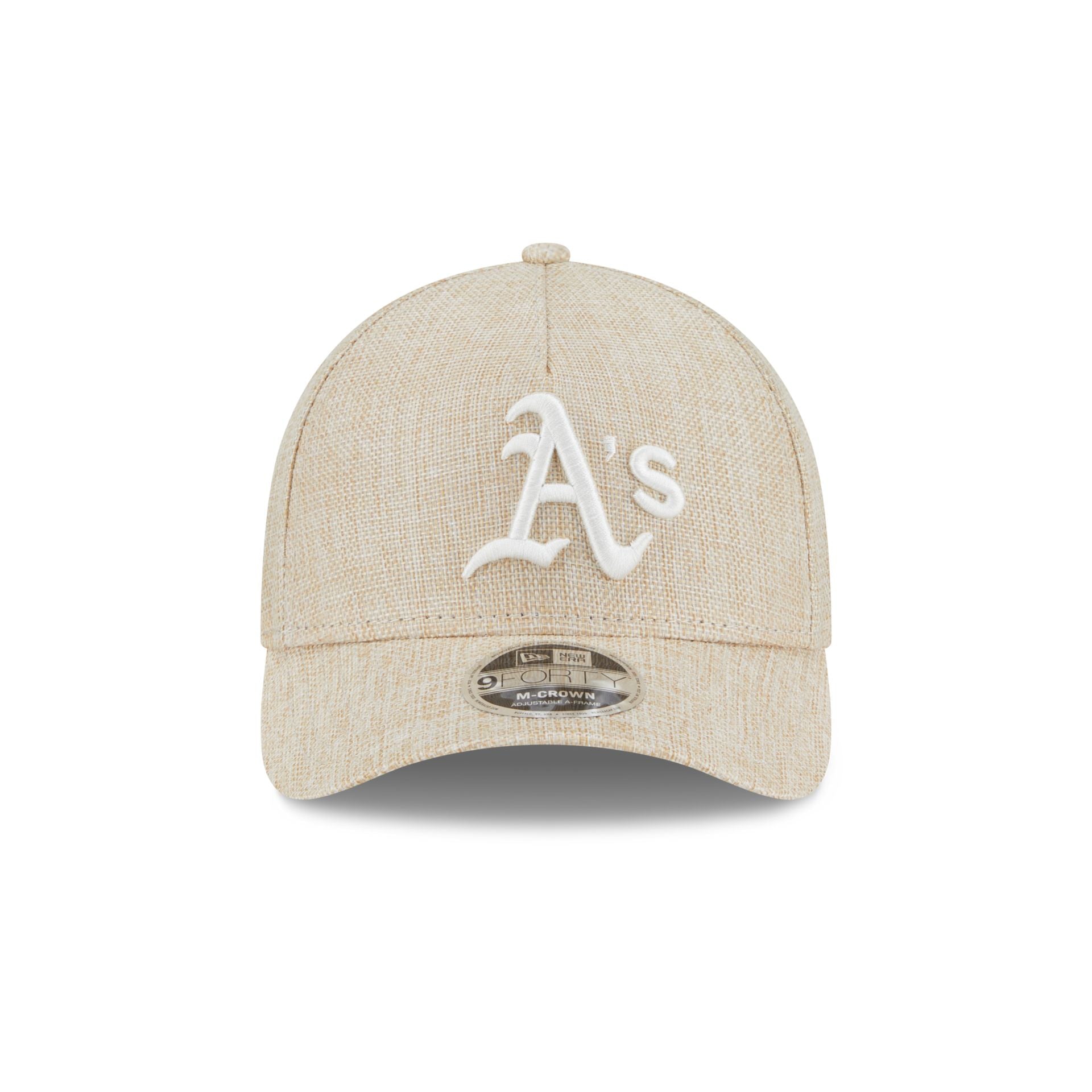 Athletics Cotton Weave Stone 9FORTY M-Crown A-Frame Snapback Hat - Image 2