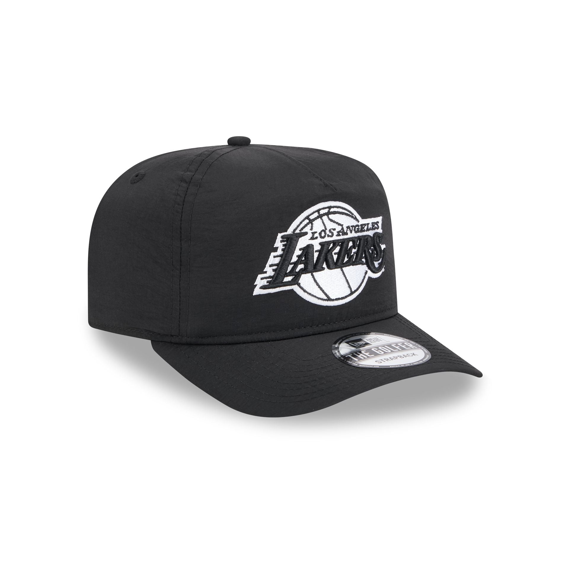 Los Angeles Lakers Everyday Nylon Black Golfer Hat - Image 3