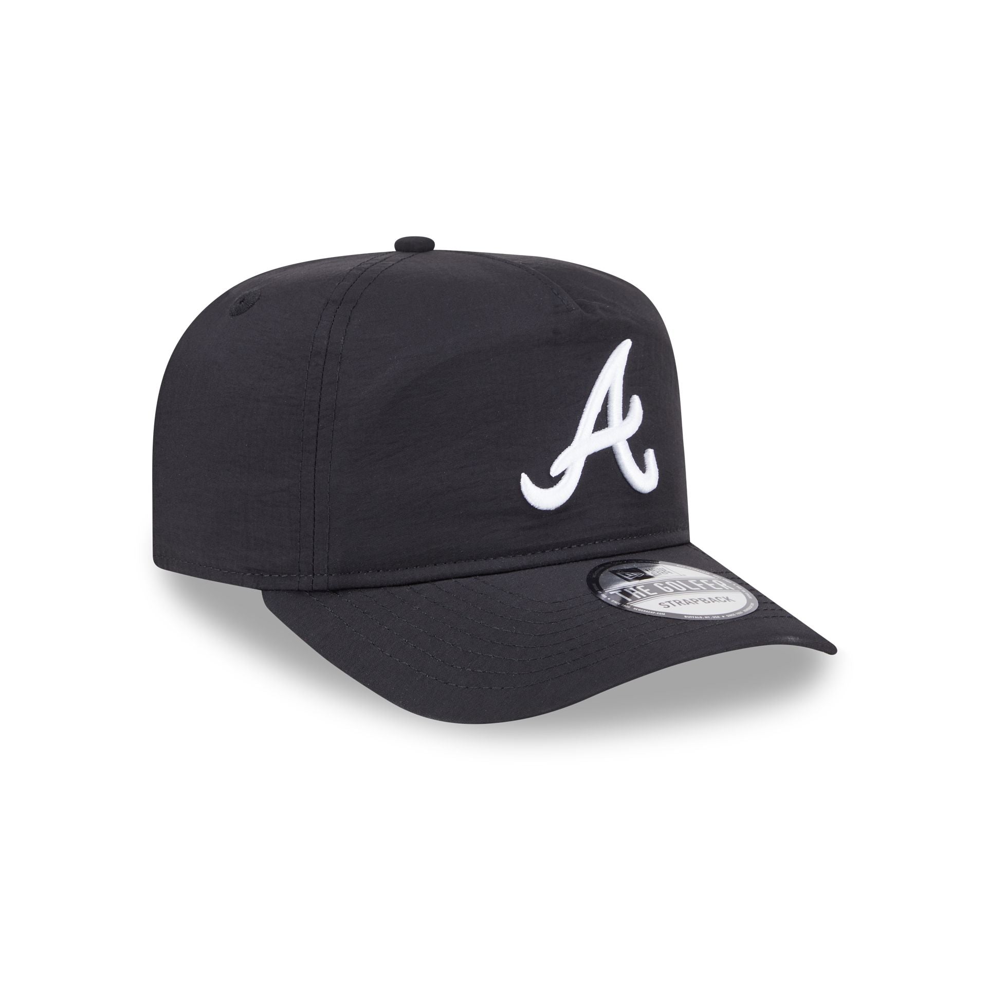 Atlanta Braves Everyday Nylon Black Golfer Hat - Image 3