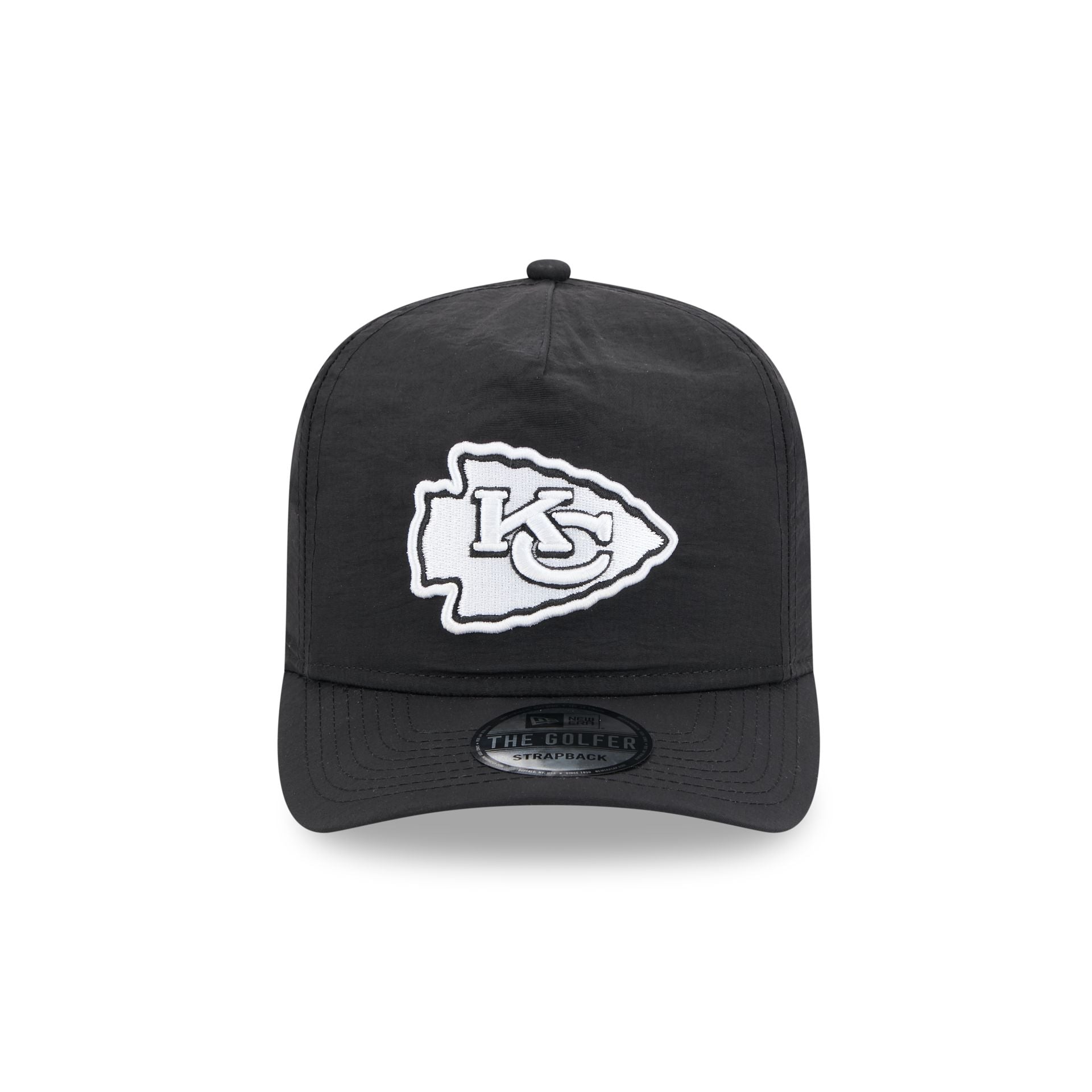 Kansas City Chiefs Everyday Nylon Black Golfer Hat - Image 2